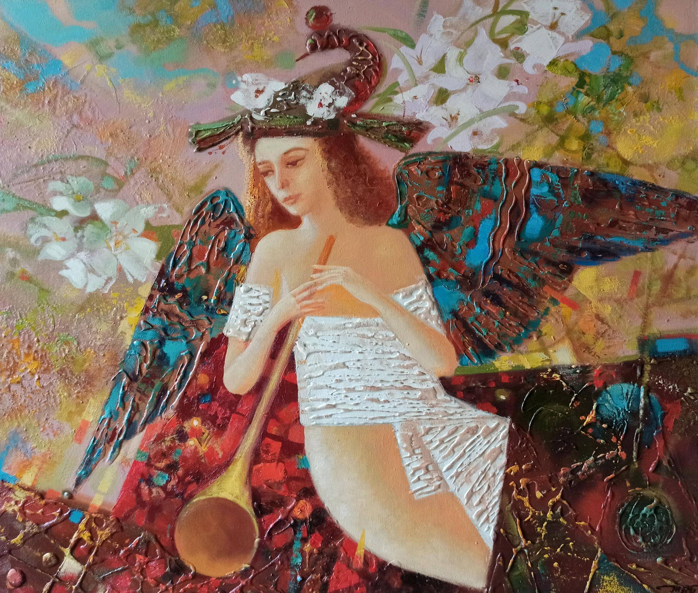 Oil painting Nika. 