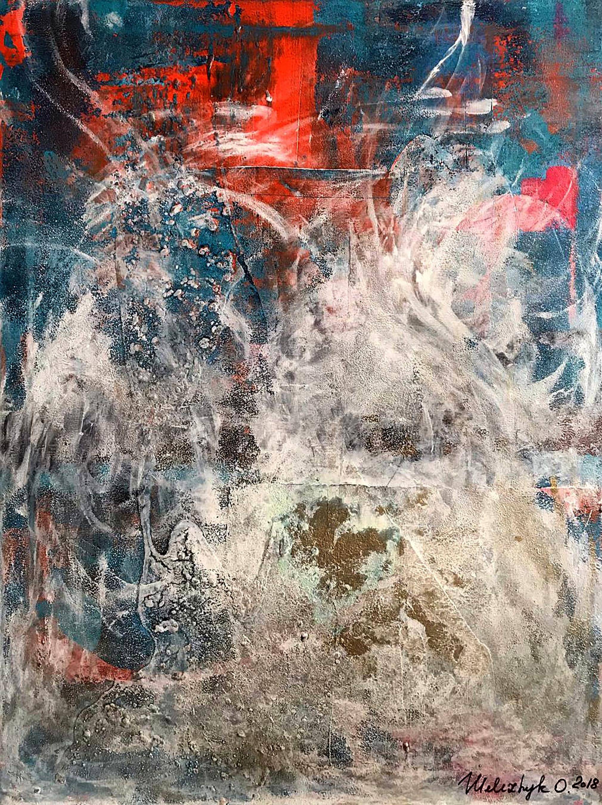 Oil painting You are My Silence. 