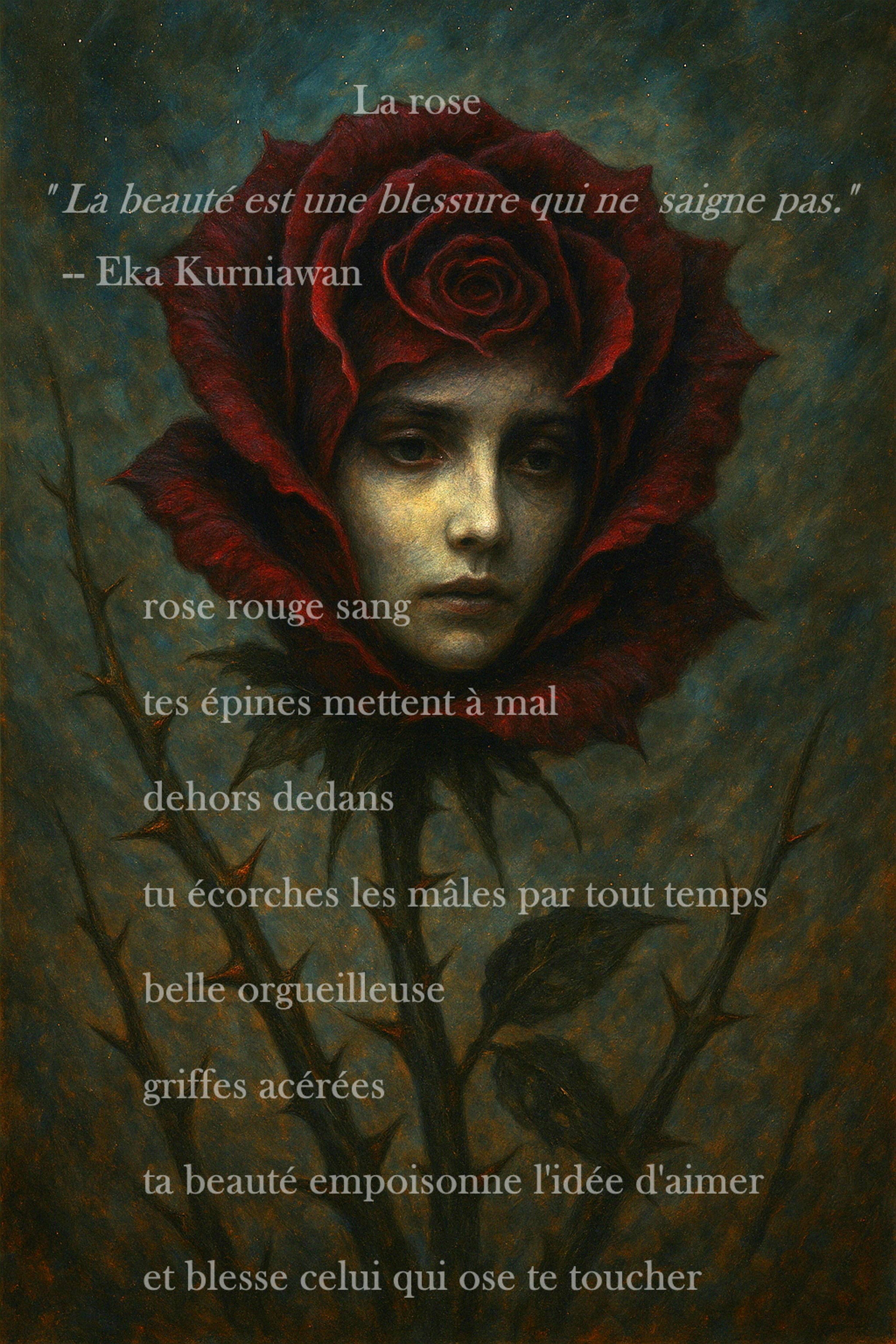 La rose. Jean Christophe Menay