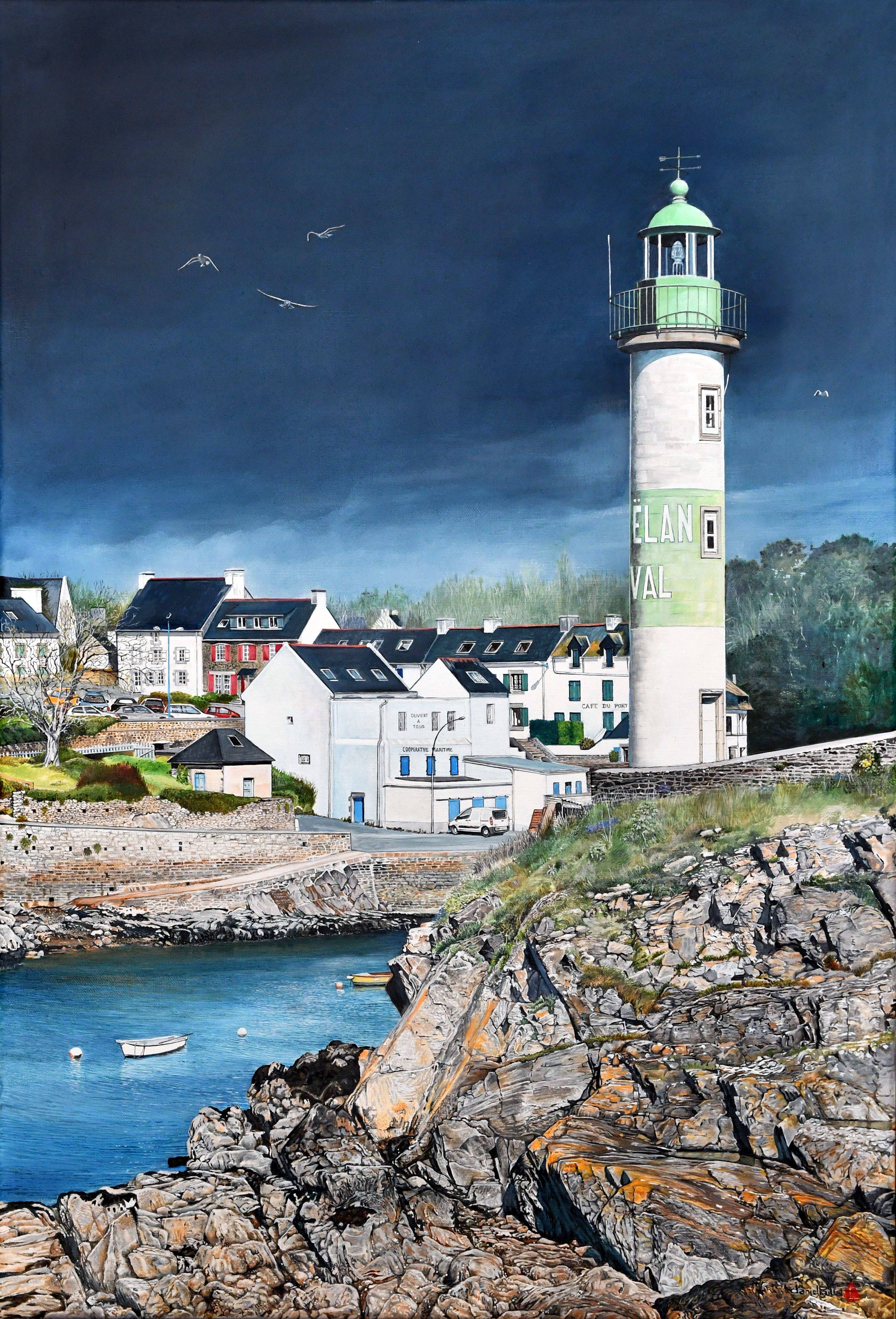 Phare de Doëlan. Daniel Paillat Artiste Peintre