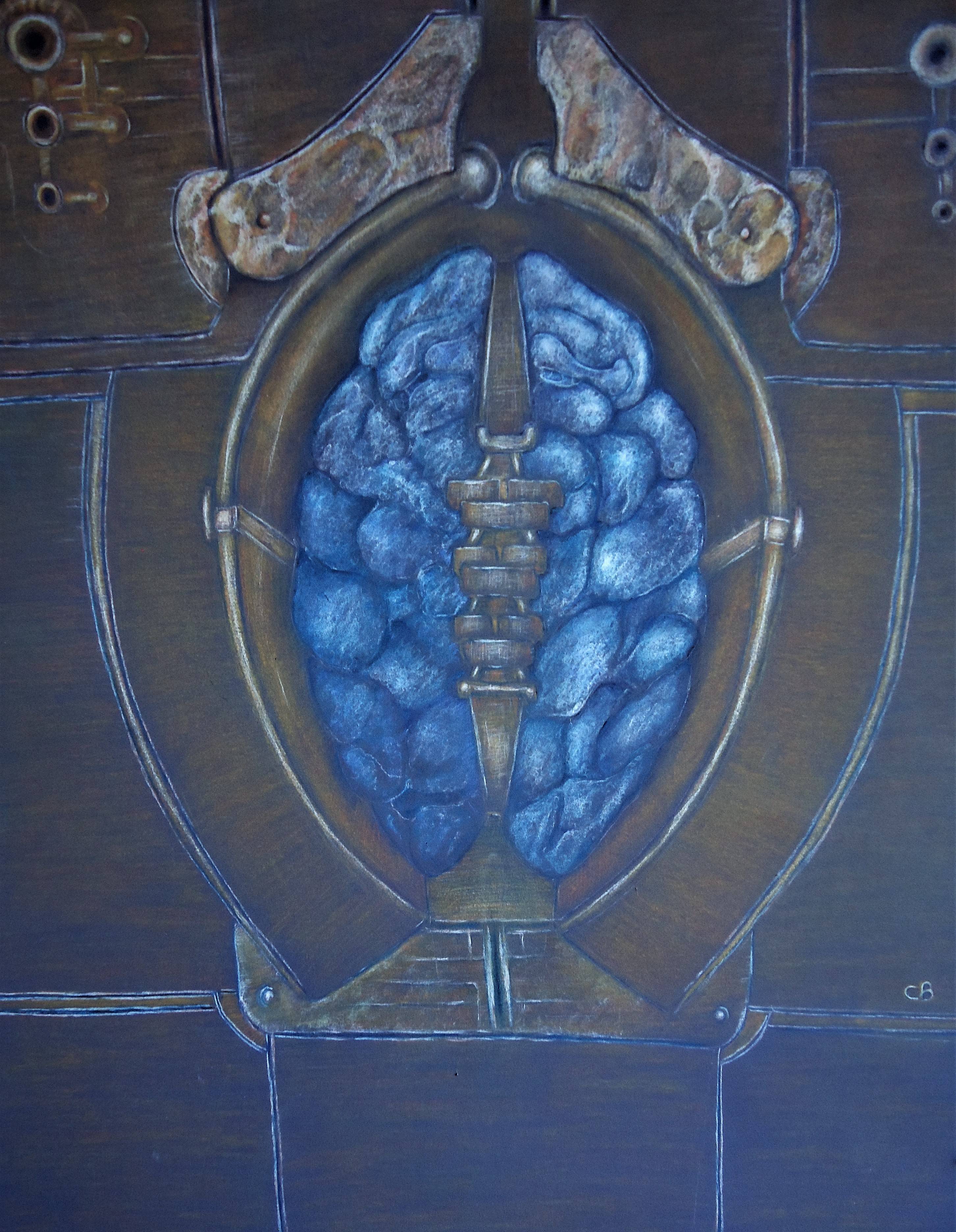 Mystique symboliste du cerveau. 