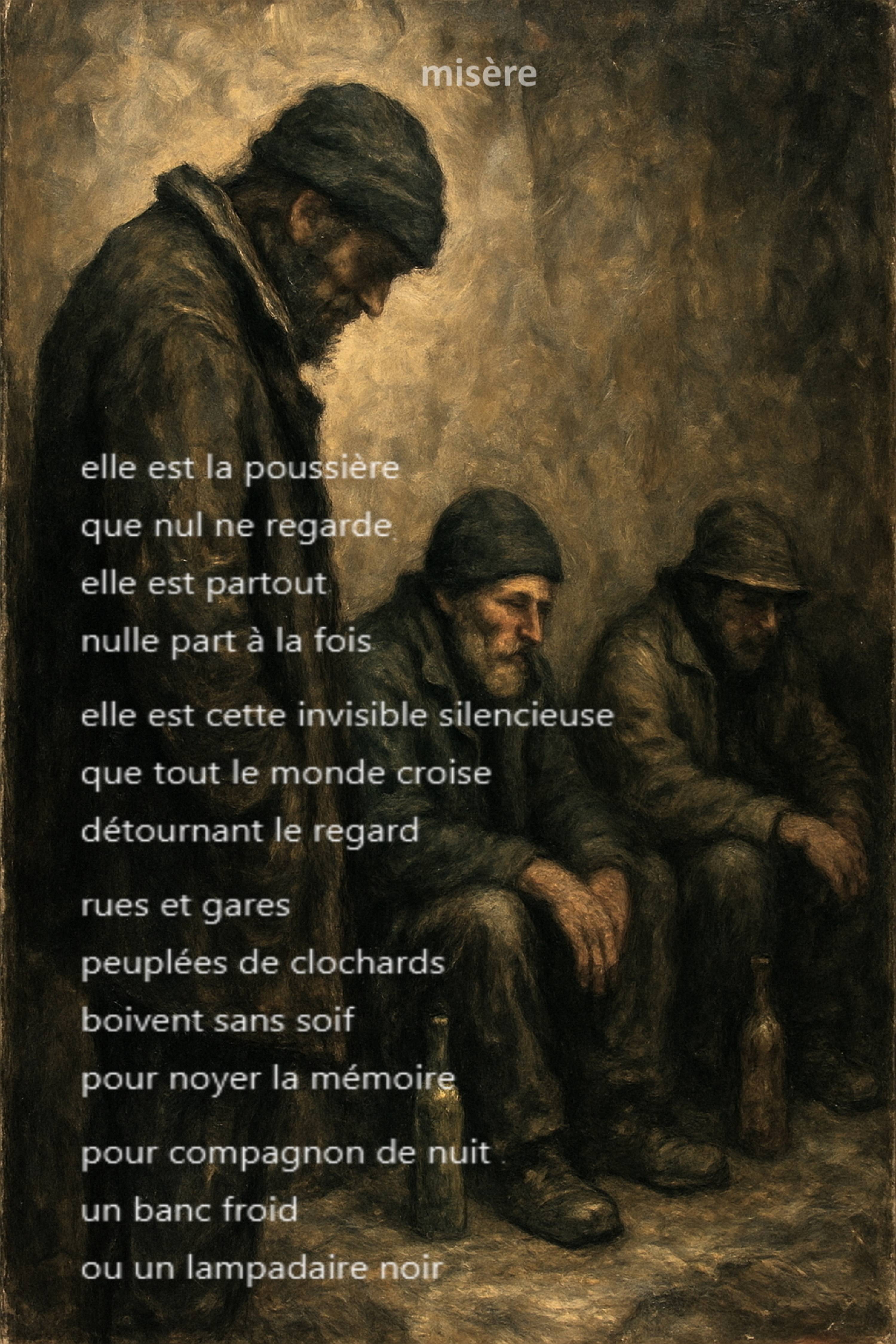 Misère. Jean Christophe Menay