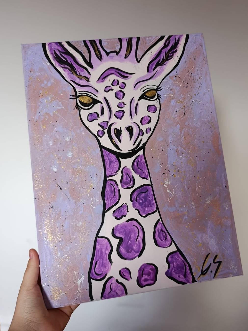 Mirada de lavanda. Geraldine Santamaría