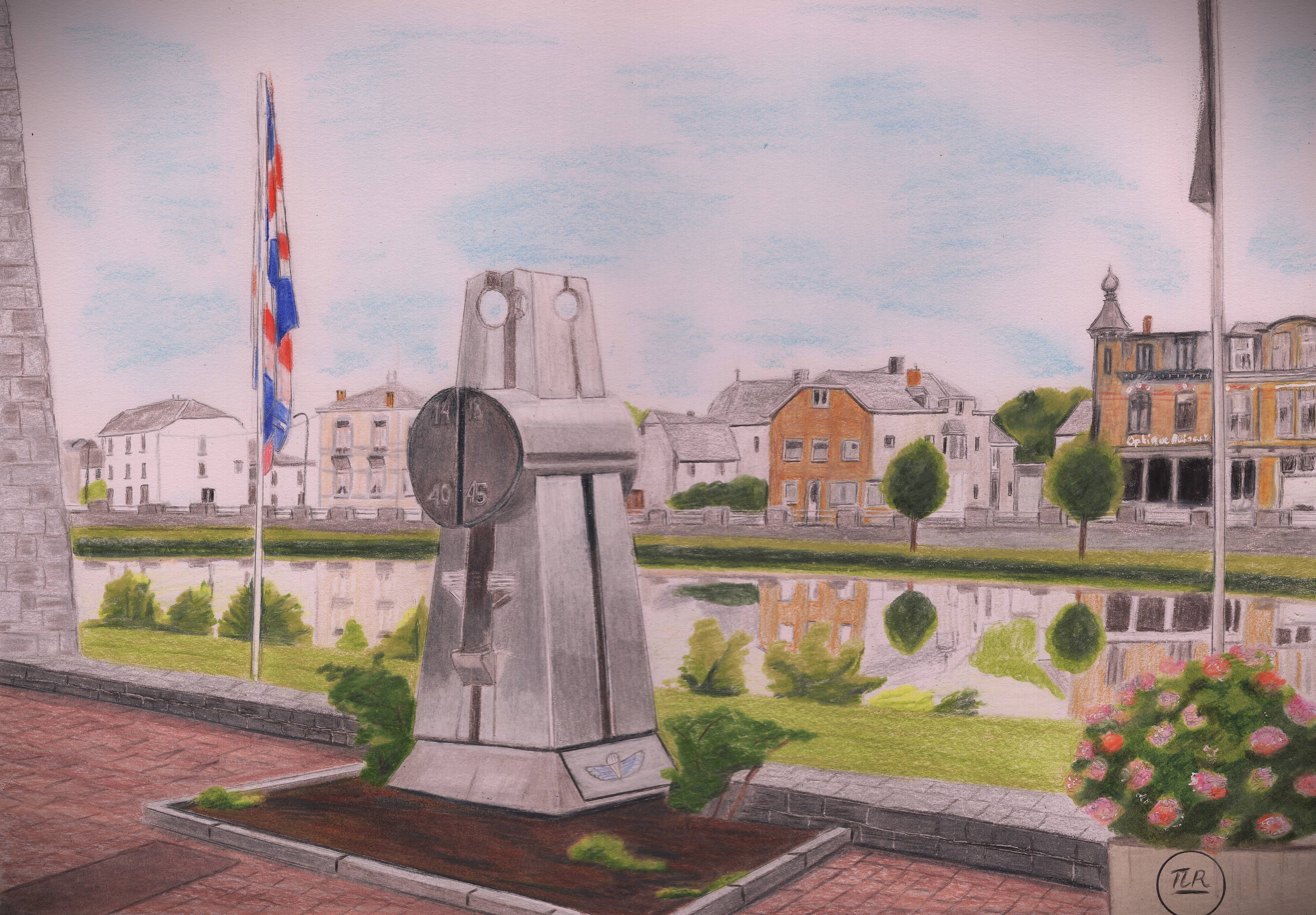 Monument aux morts de Hotton. Πr Dessins