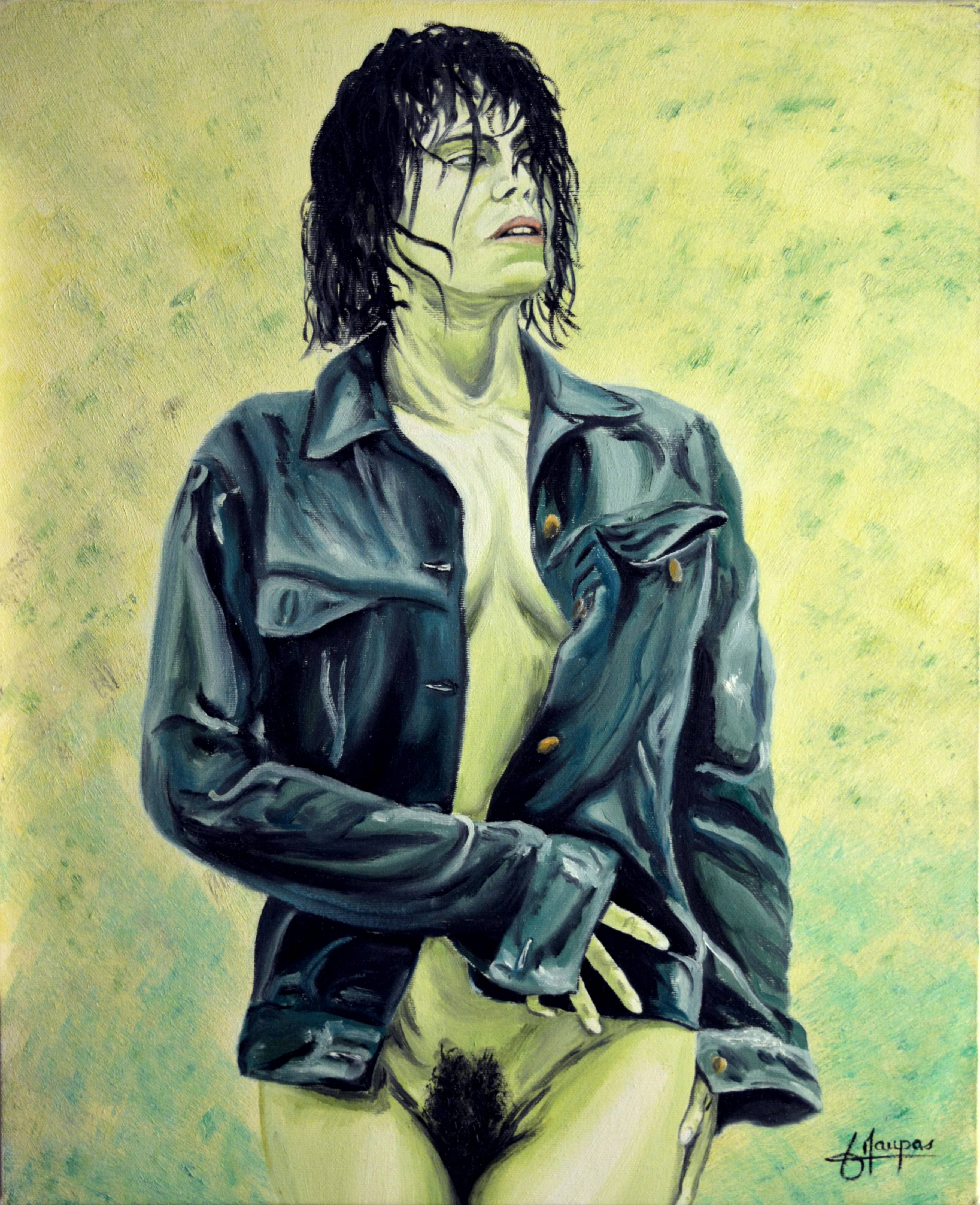 Le blouson en Jean's. 