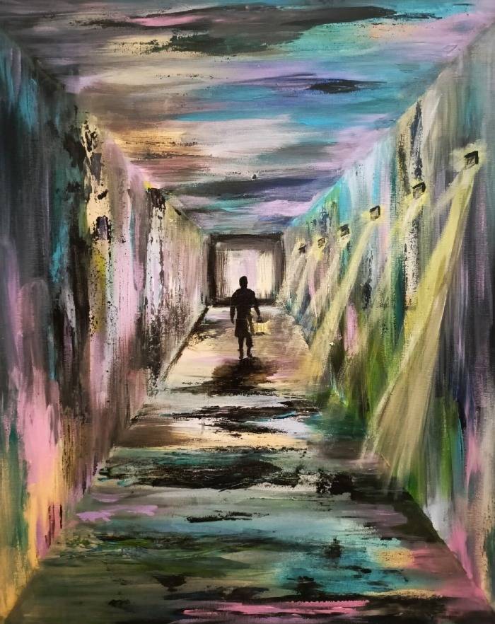 The tunnel to infinity. Antonina Mudrova