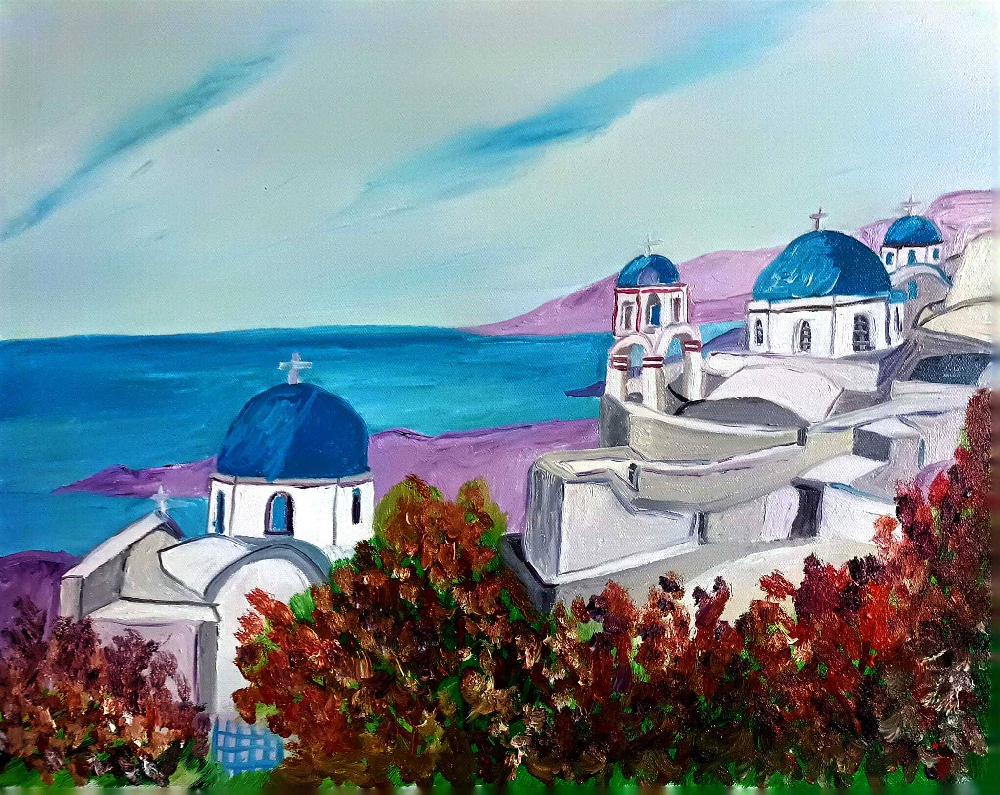 Santorin. Paul Franceschi
