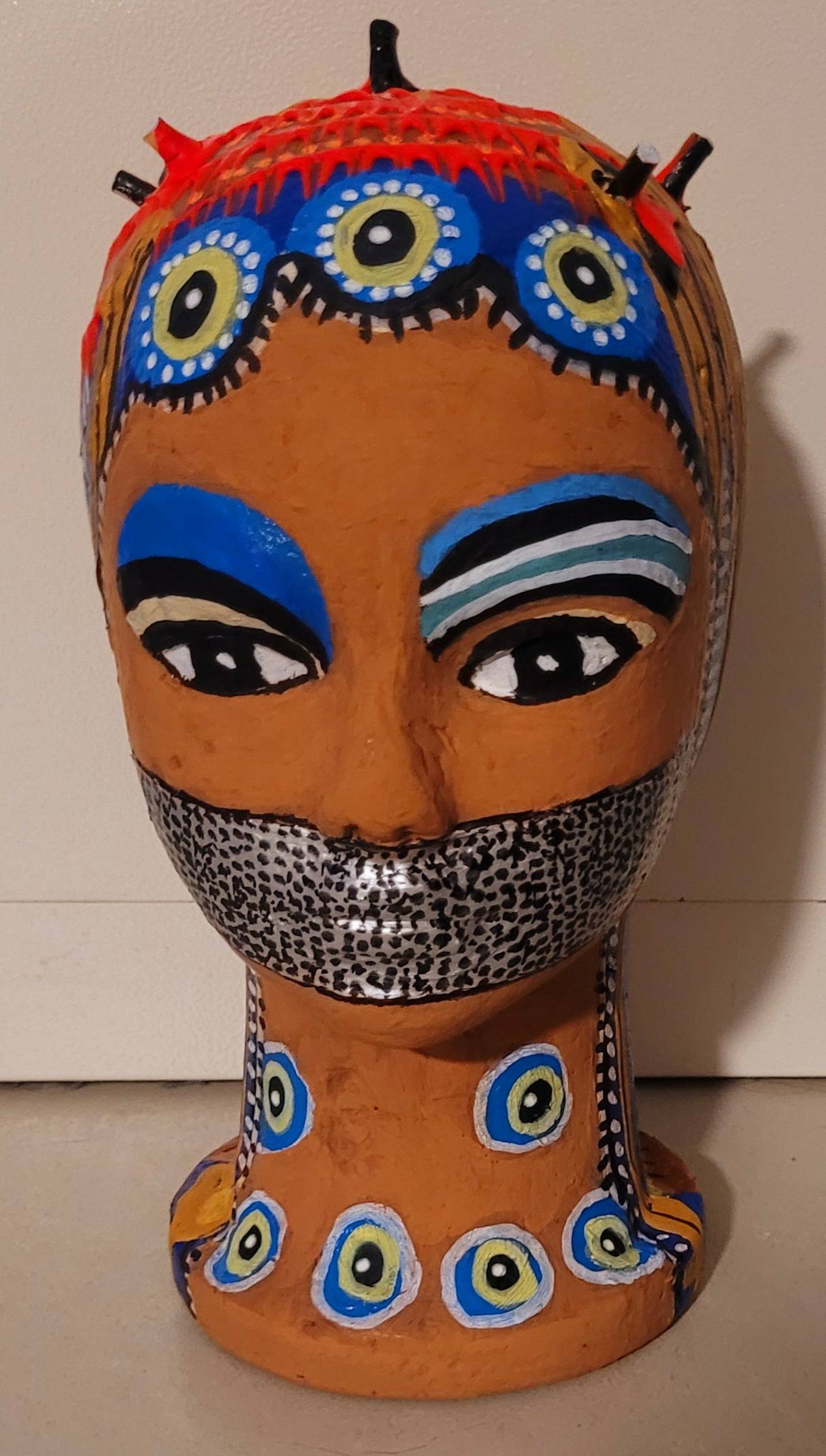 Sculpture acrylic painted. Mirit Ben-Nun