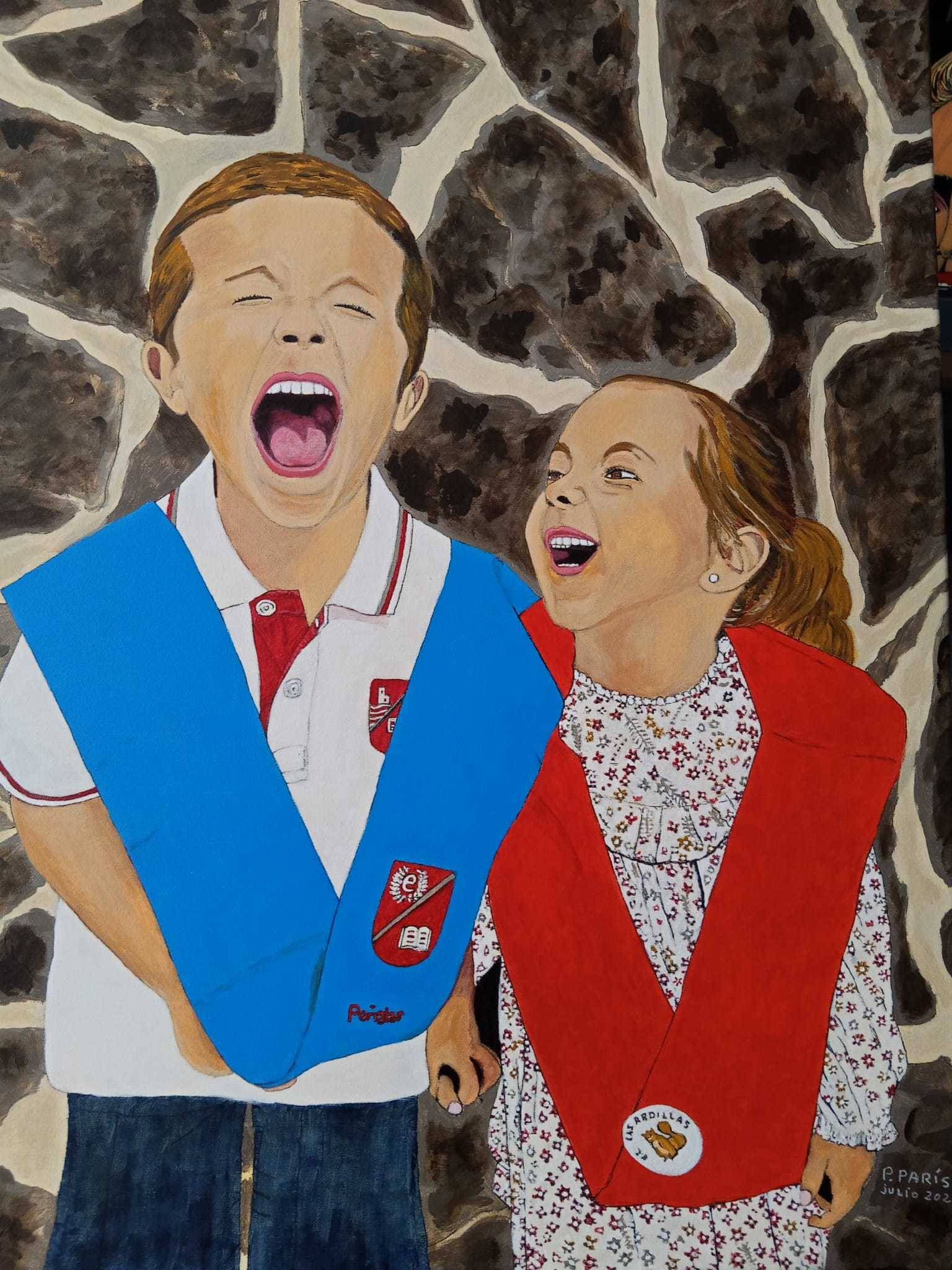 Mis nietos, Jorge e Ines. Paco Paris