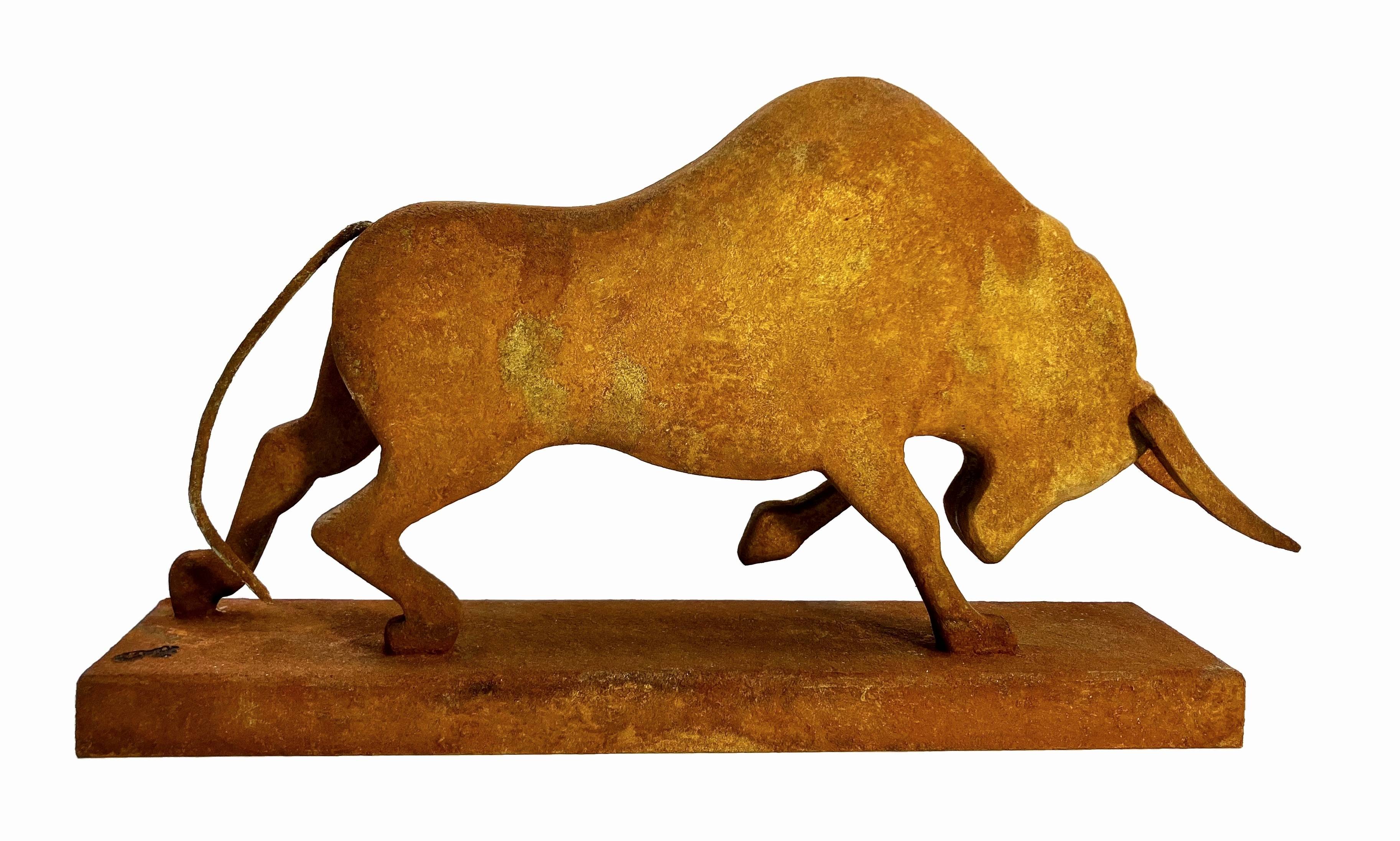 Toro nº 80 26 X 46 cm.. Antonio Martinez Ruiz