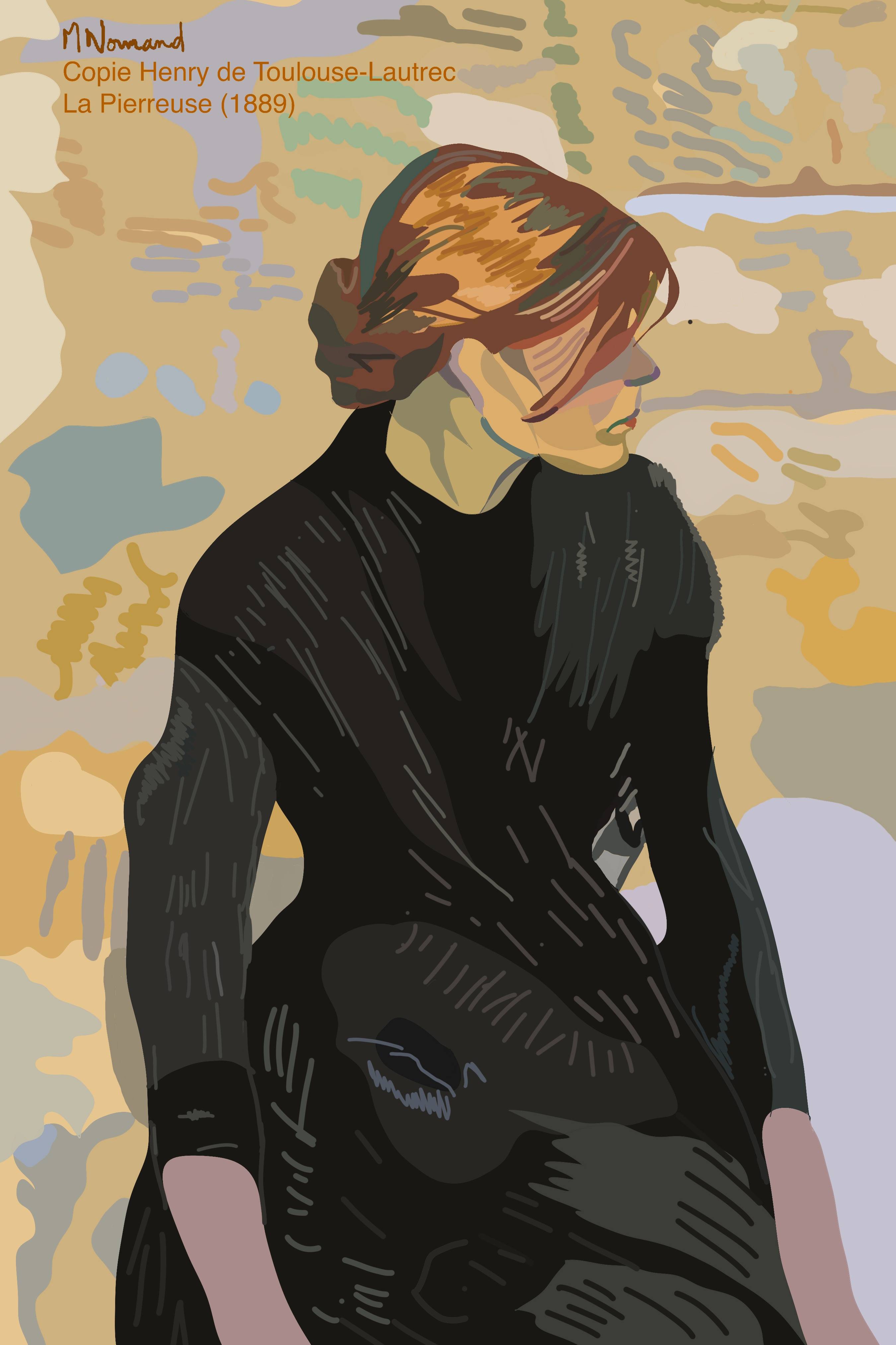 2025-08-09 Copie Henri de Toulouse-Lautrec La Pierreuse (1889). Michel Normand
