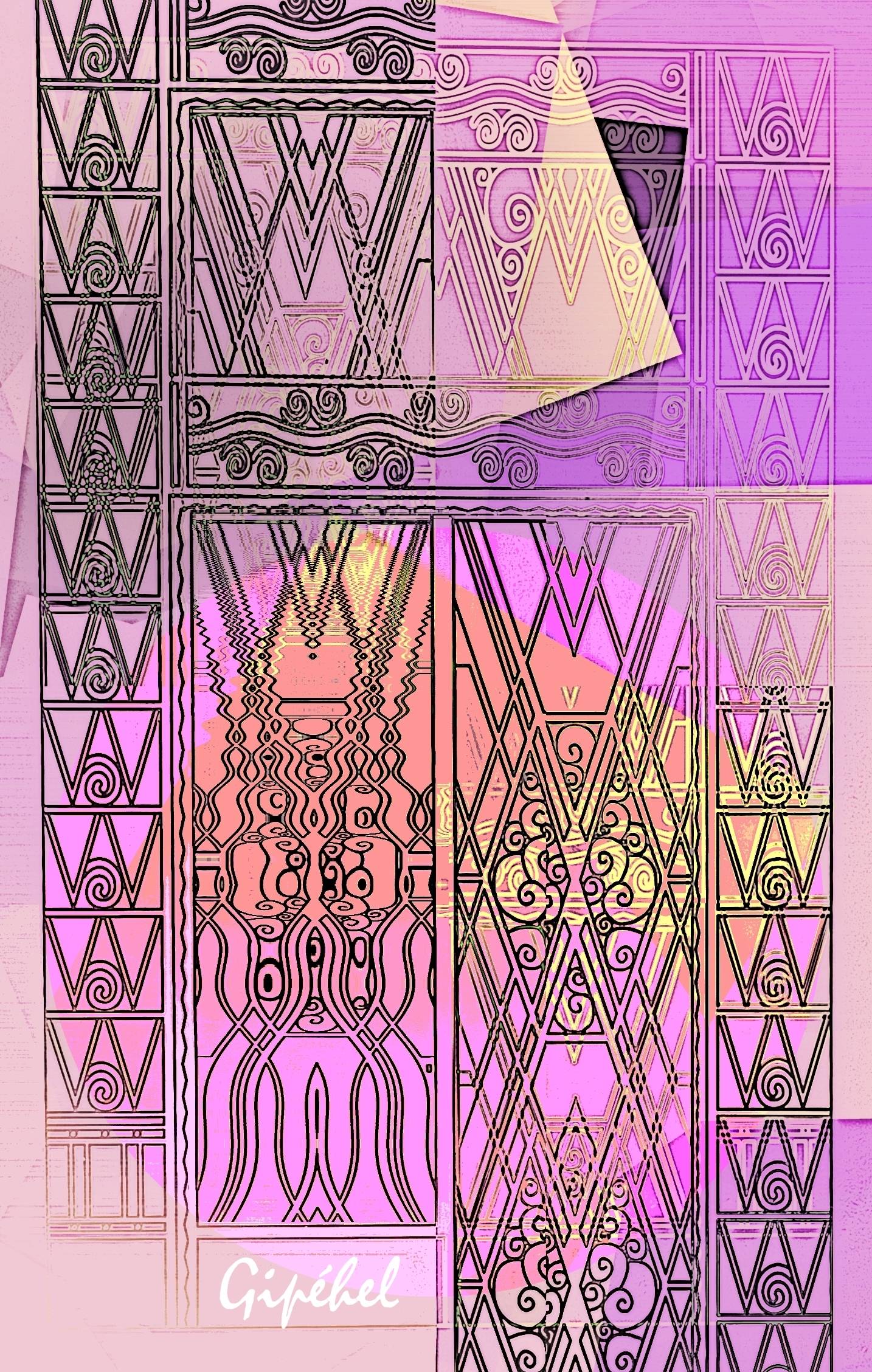 Clin d'oeil à l'Art Déco. 