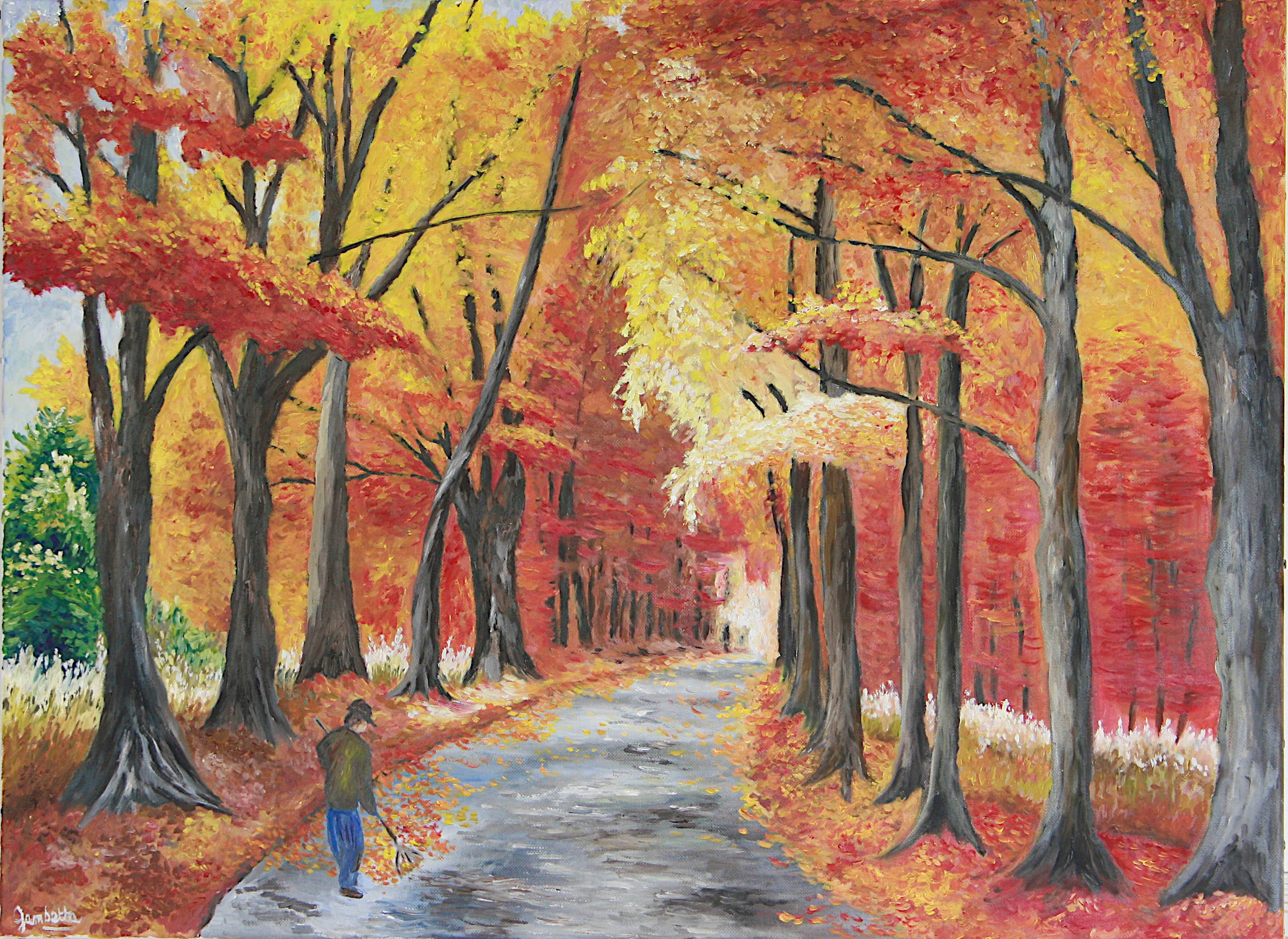 Allée dans les bois. Antoine Gambetta