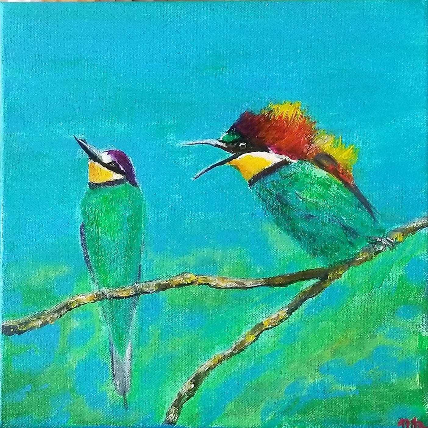 Scène de séduction. 