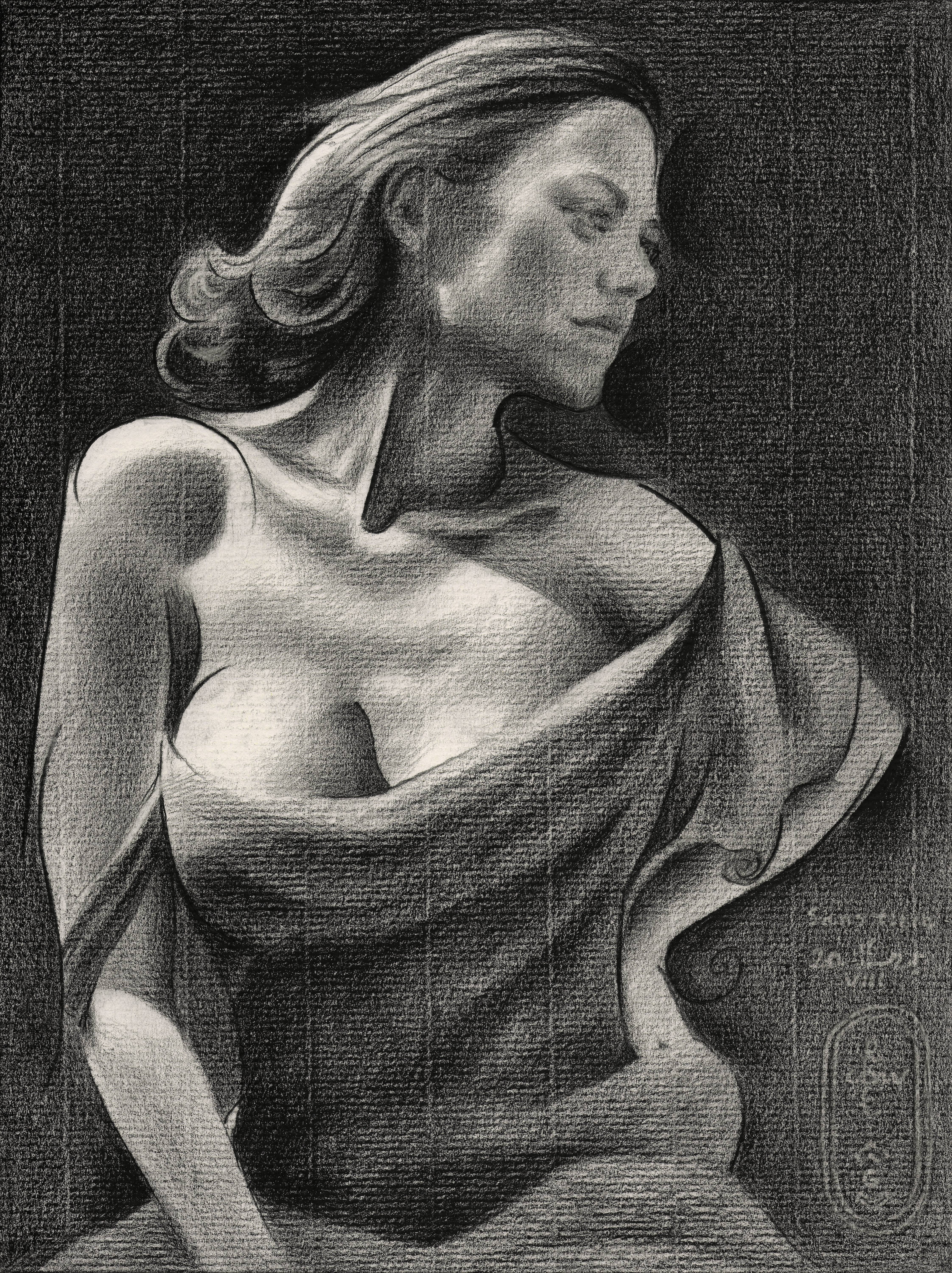 Sans Titre – 16-08-25 (Marion Cotillard). Corné Akkers Kunstwerken