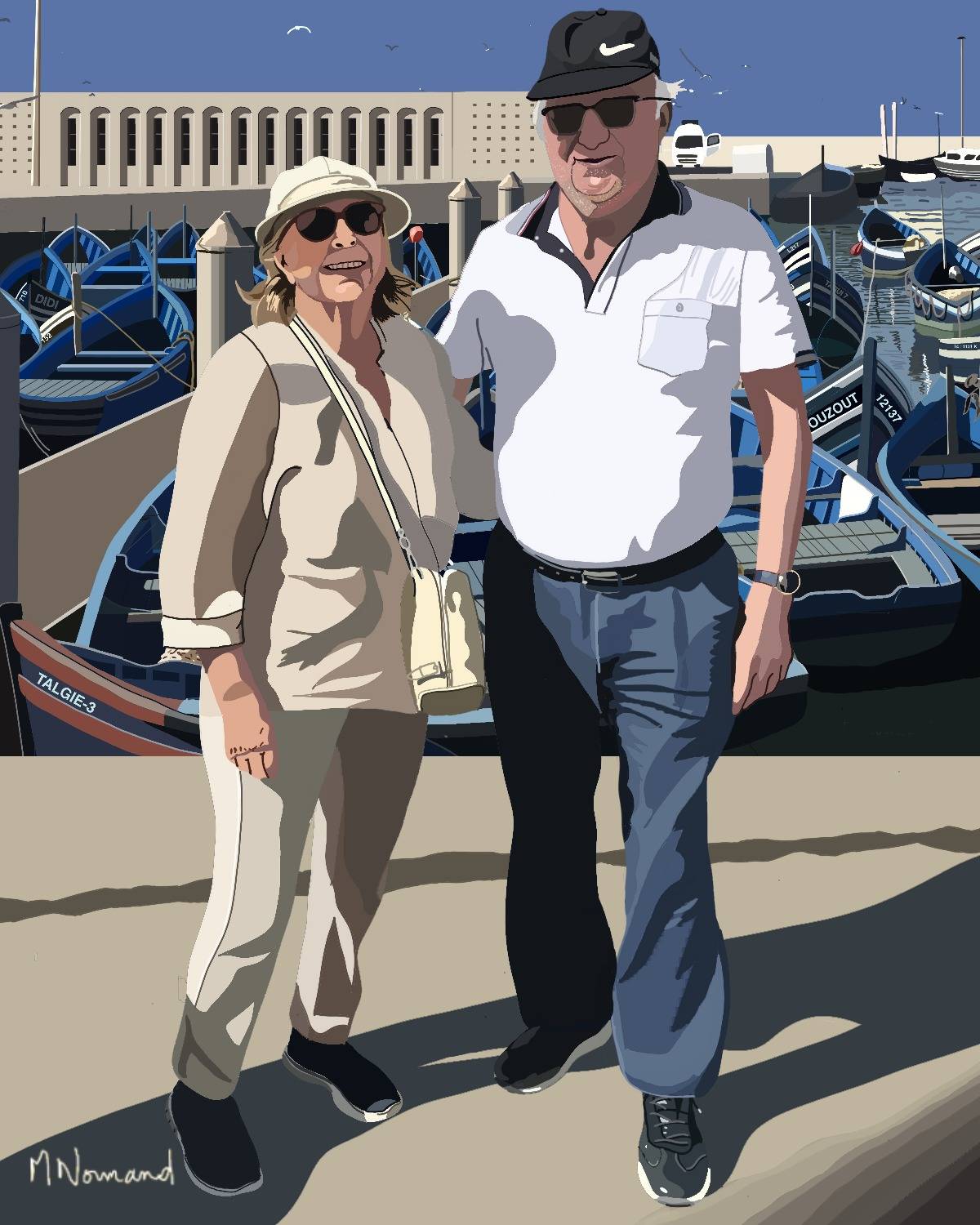 2025-08-28 Maroc-Essaouira Michèle et Michel. 