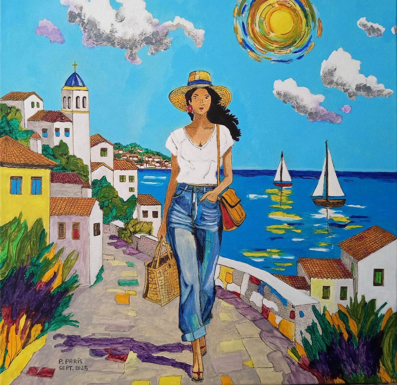 De paseo a la compra. Paco Paris