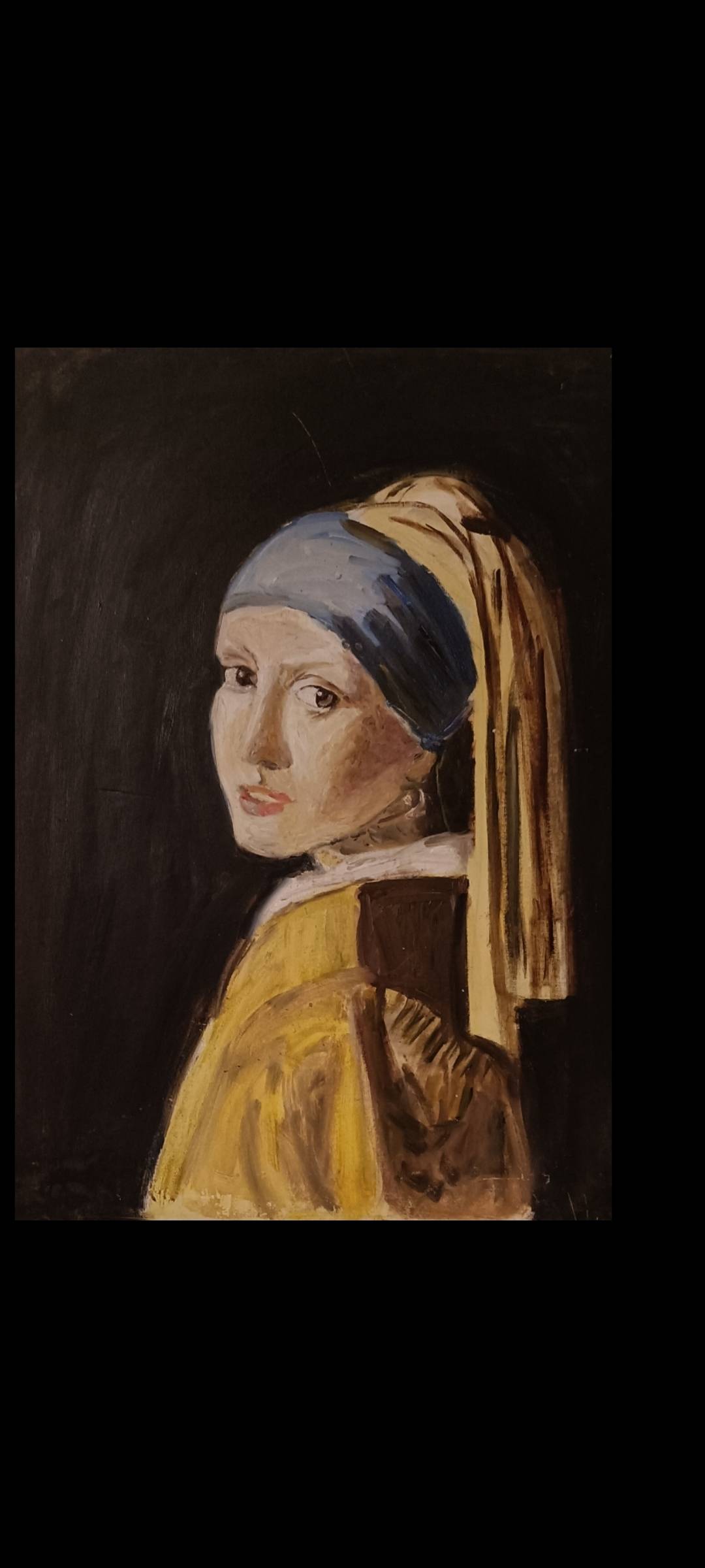 Jeune fille a la perle. Christine Blondel