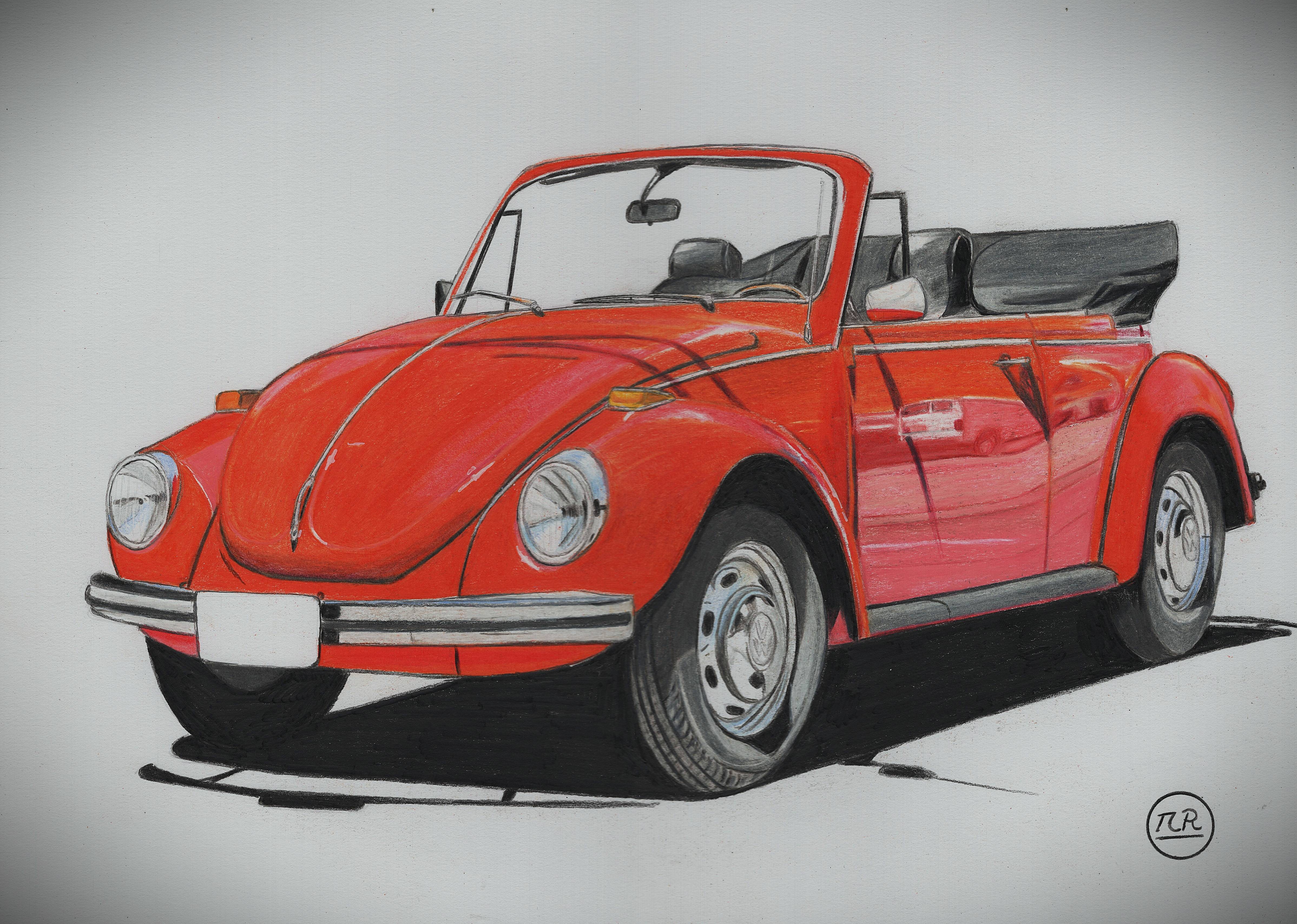 La vw coccinelle cabriolet.. 