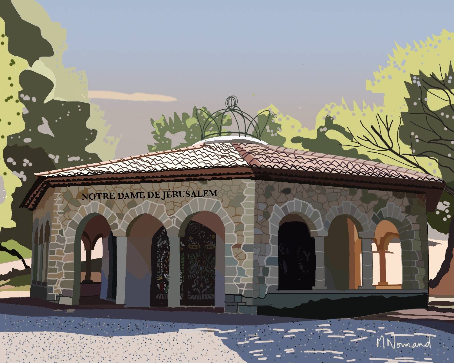 2025-09-19 Chapelle Cocteau à Fréjus « Notre-Dame de Jérusalem ». 