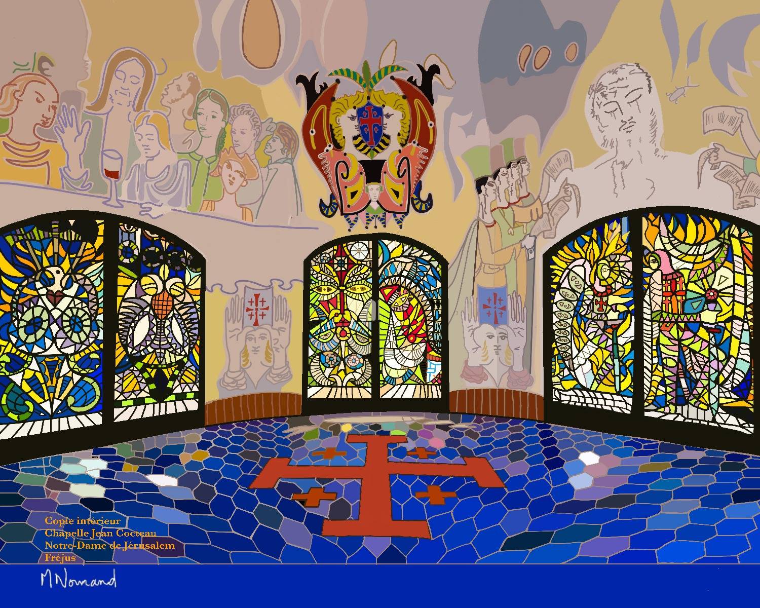 2025-09-23 Chapelle Cocteau à Fréjus « Notre-Dame de Jérusalem ». 