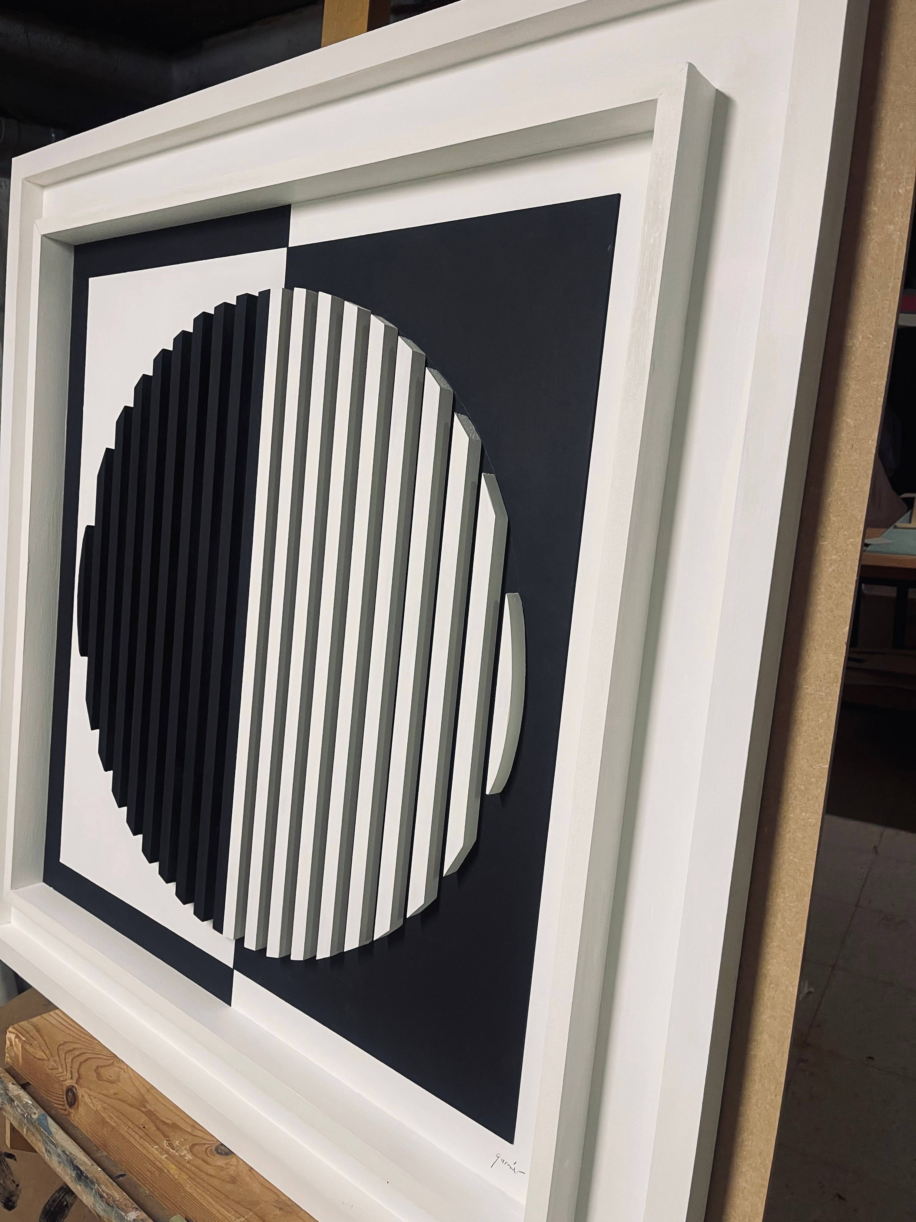 Noir & Blanc cinétique Hommage au centenaire d’Andrée Putman (détail). Philippe Garnier De La Baudiniere