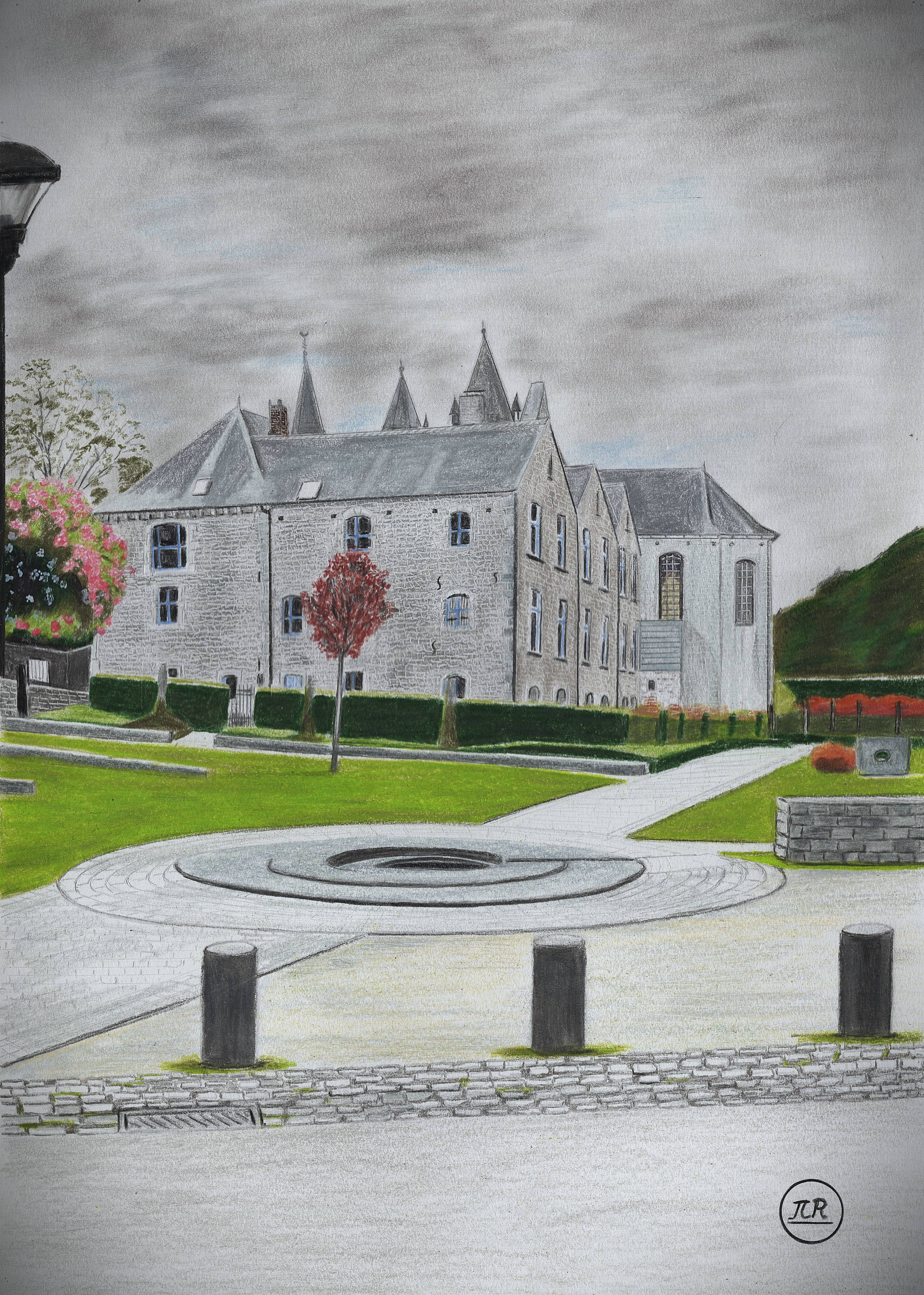 Durbuy sous un ciel de marbre.. 