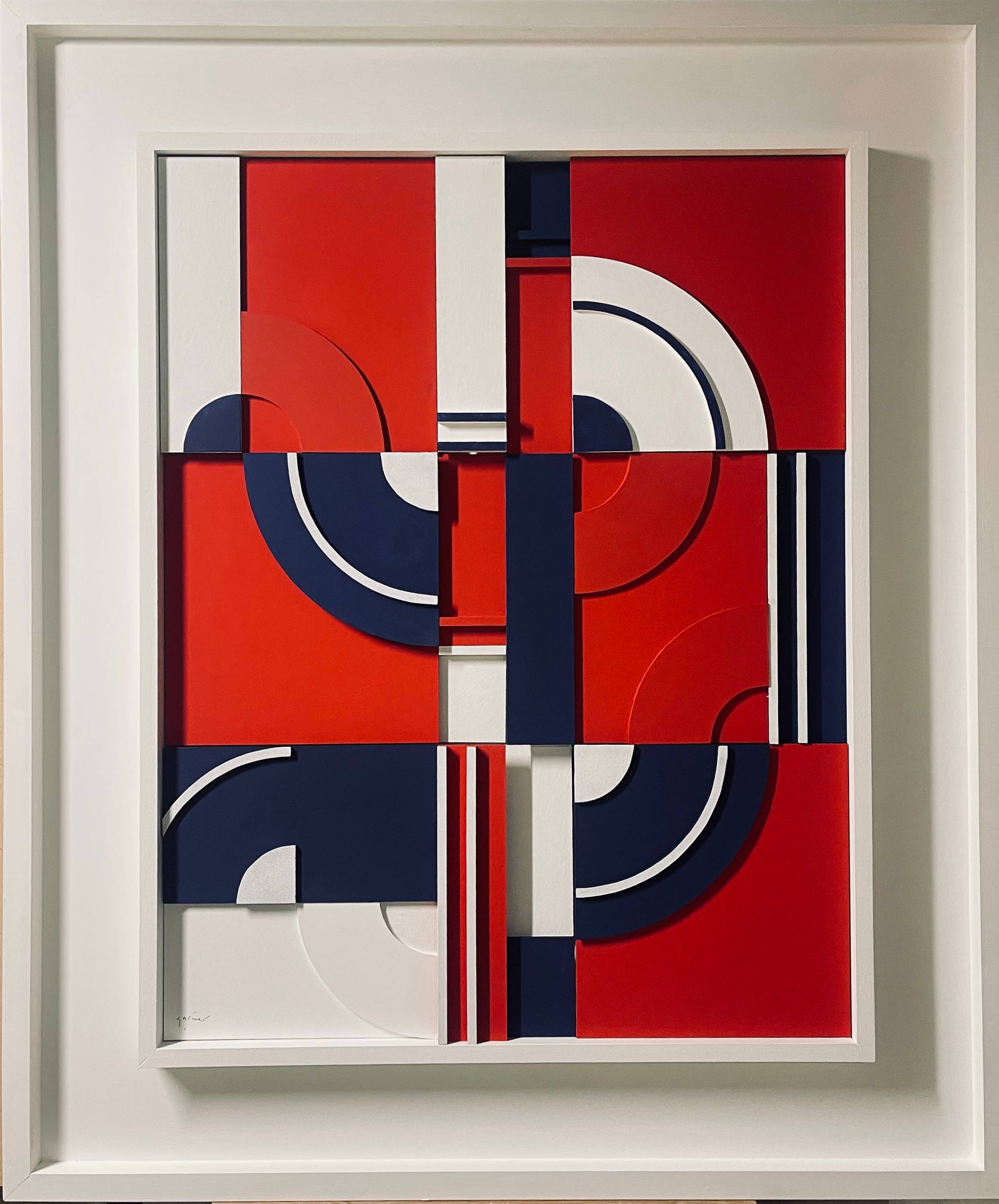 14 Juillet Relief polychrome. Philippe Garnier De La Baudiniere