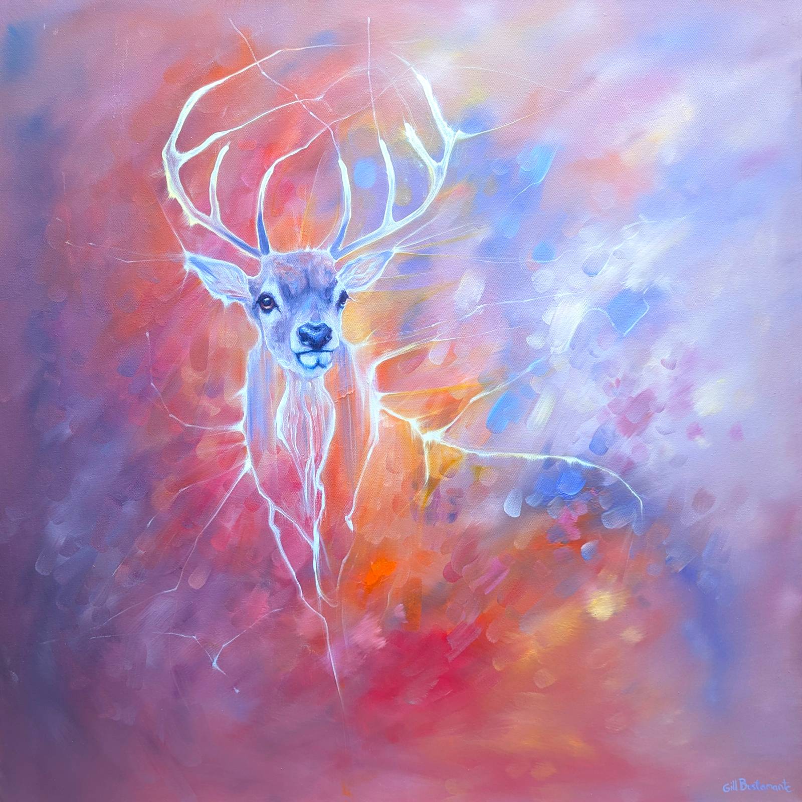 Stag in the Ether. Gill Bustamante - Artist