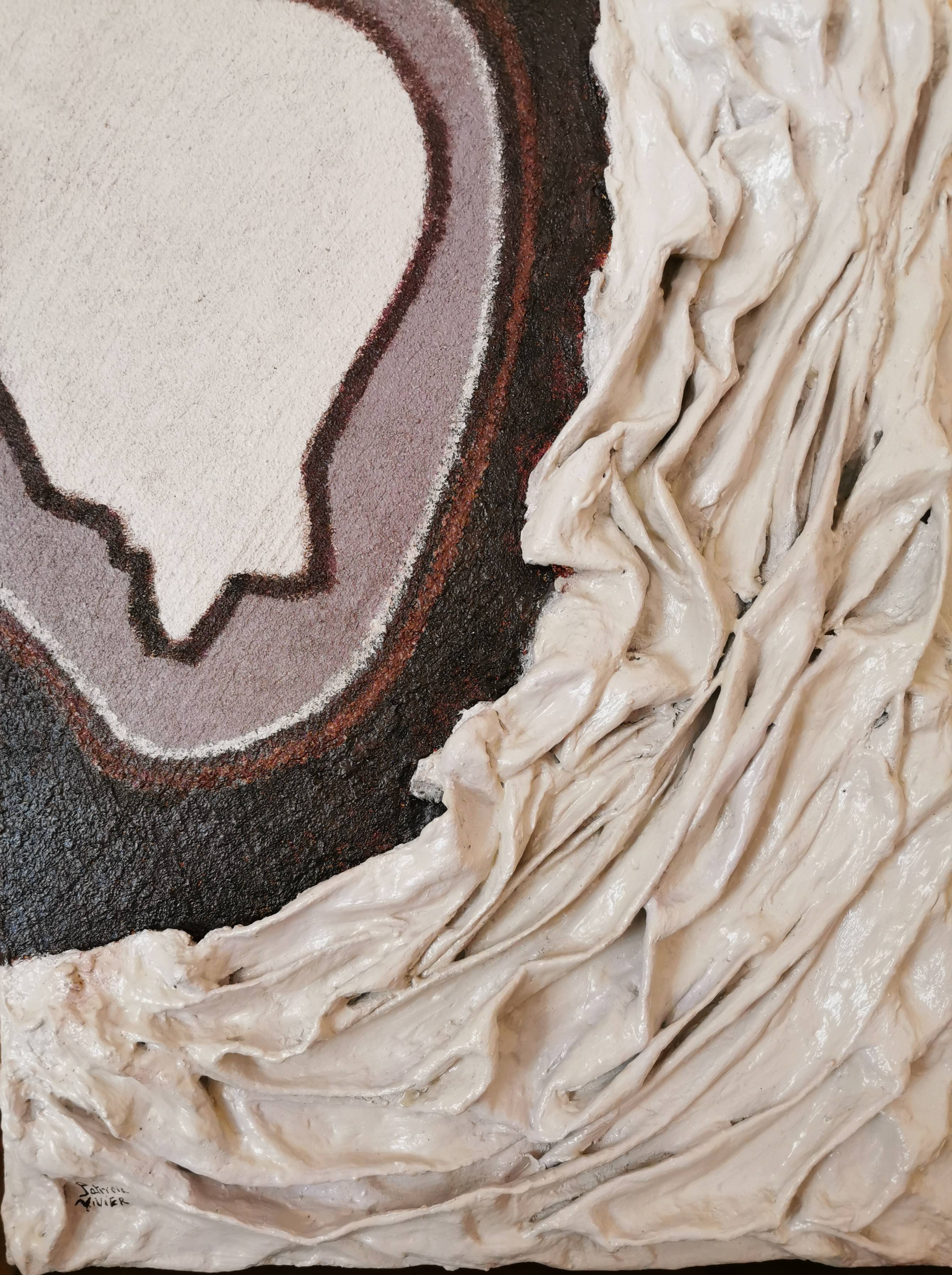 Abstrait «drapé ». Patricia Vivier Robert » Pat V »