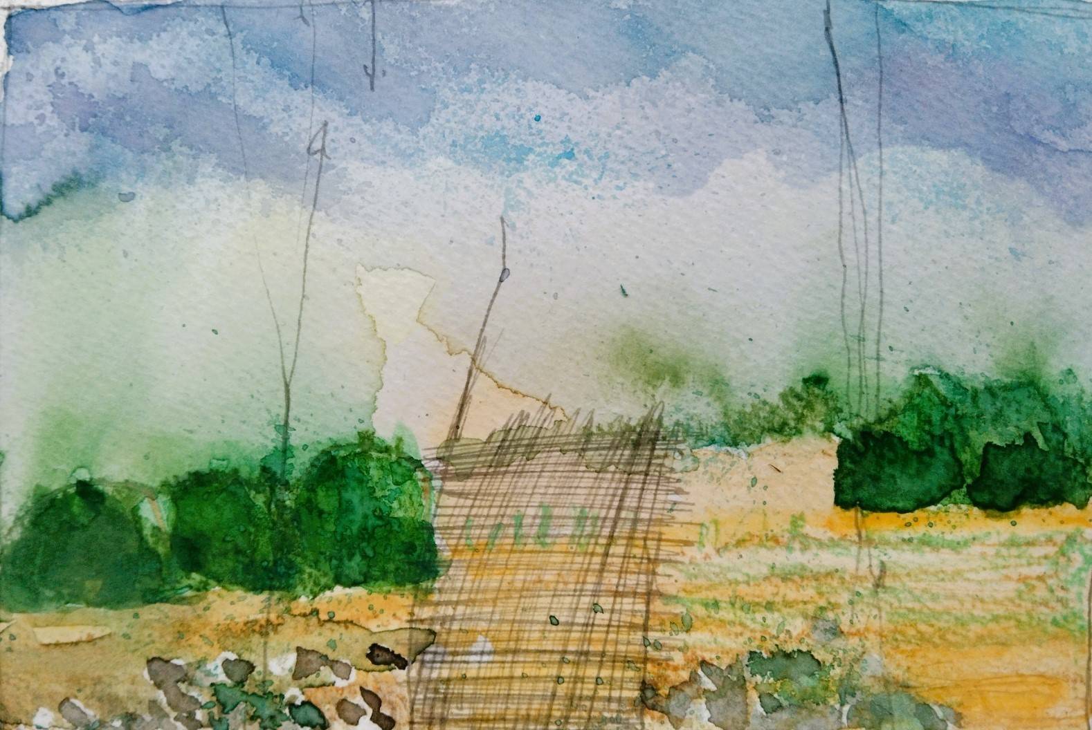 Paysage imaginaire. Gérard Valluet Gérard Valluet