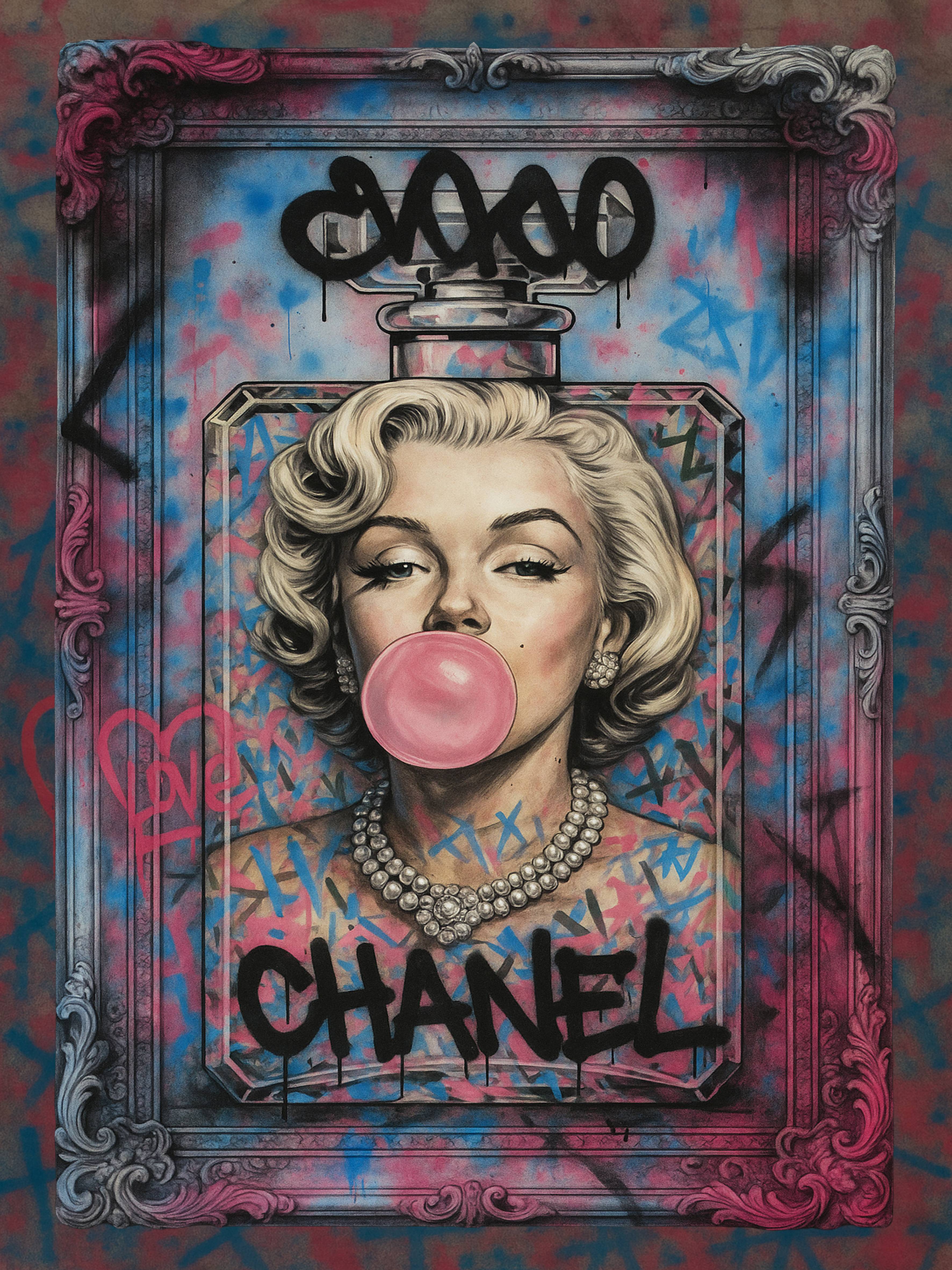 Bubble No. 5 – Fashion Pop/Street-Art Poster. 