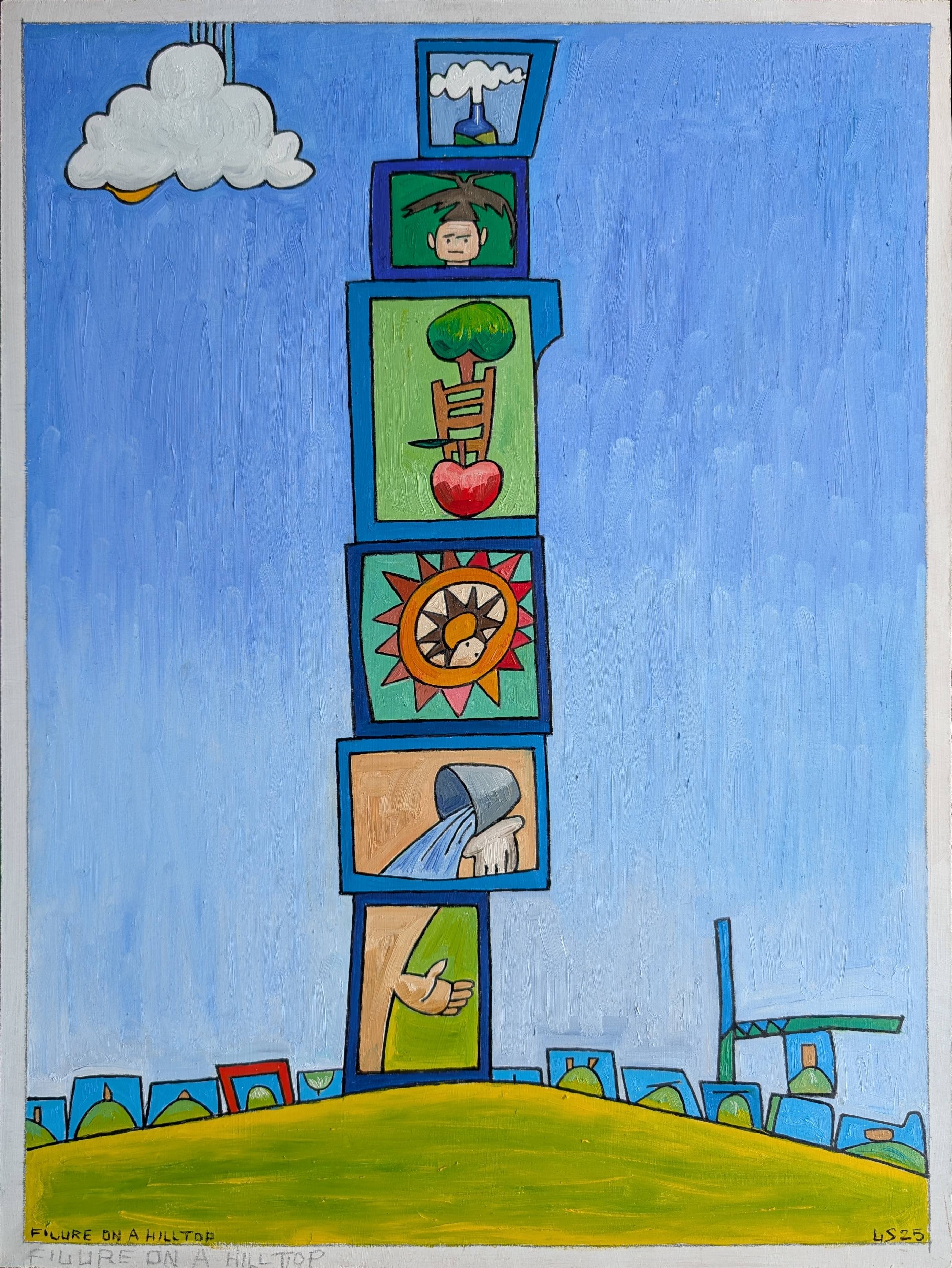 Figure On a Hilltop. 