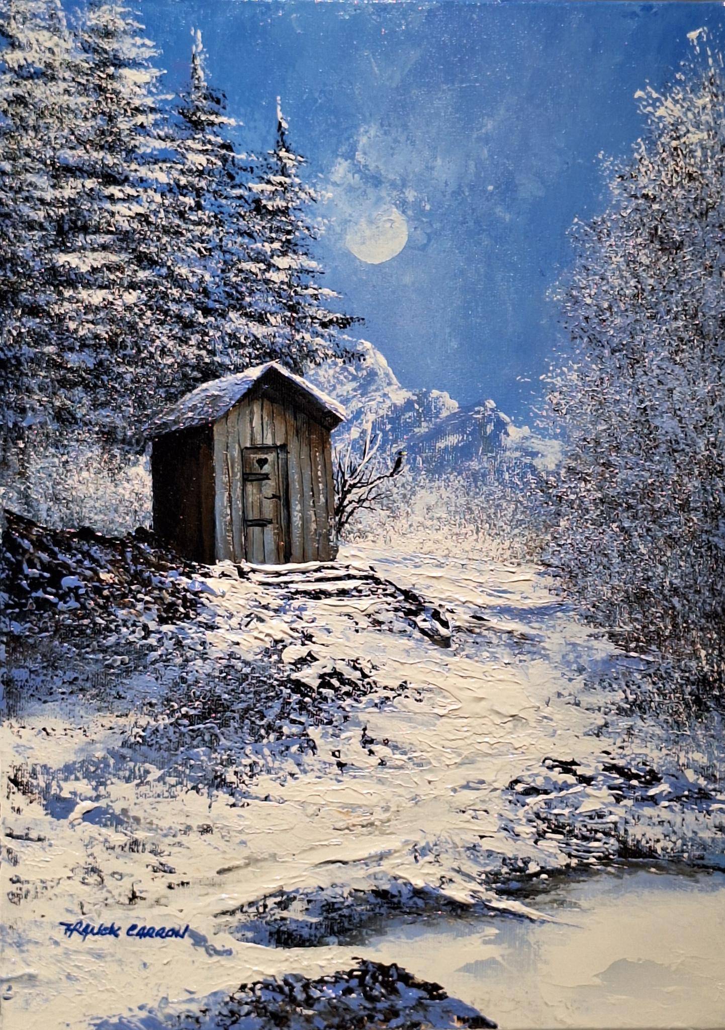 La mare gelée. Franck Carron