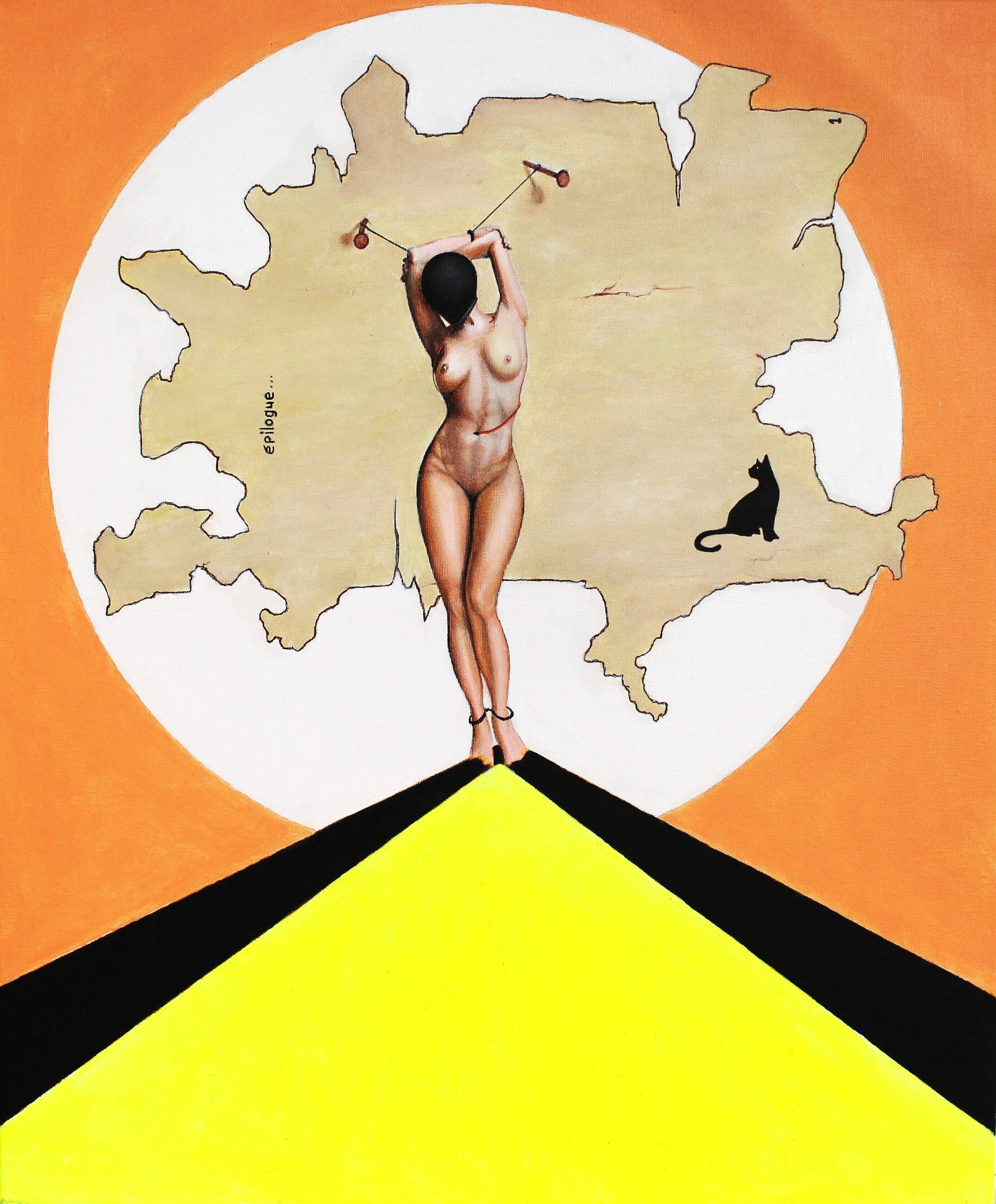 De la condition humaine… (Acrylique sur toile 60cmx50cm). 