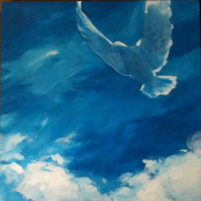Like a dove. Sandrine Millet