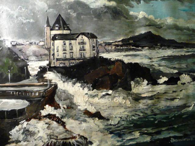 «An irish storm in biarritz» basque country. Jacques Bascoulergue Jacques Bascoulergue