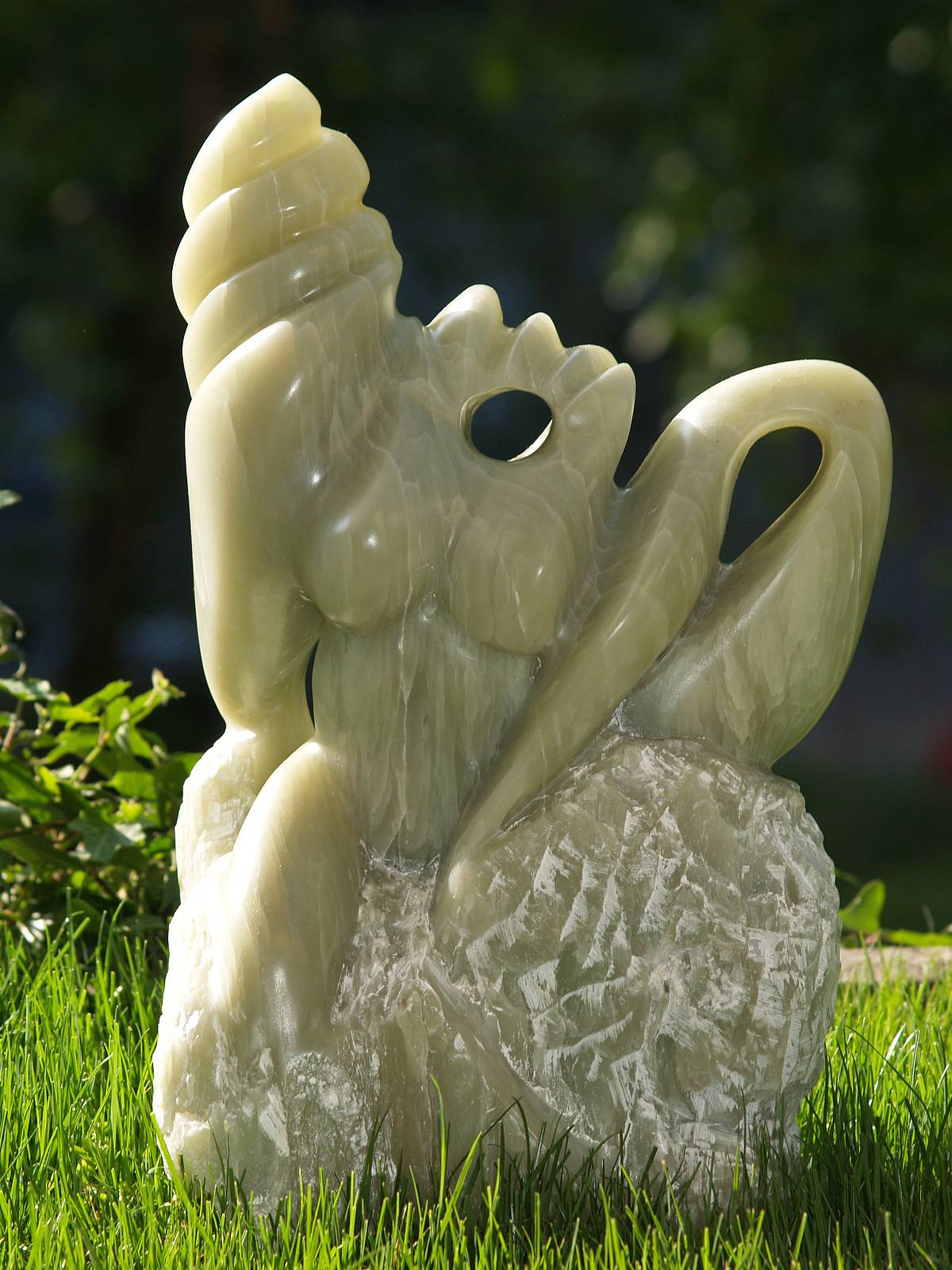 Soapstone sculpture.  Marie-Laure Reymond