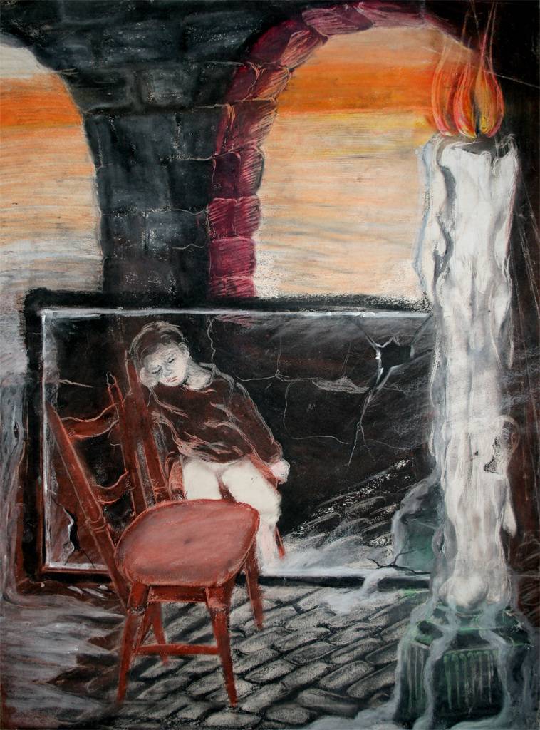 Infancia pensativo. Agent d'art