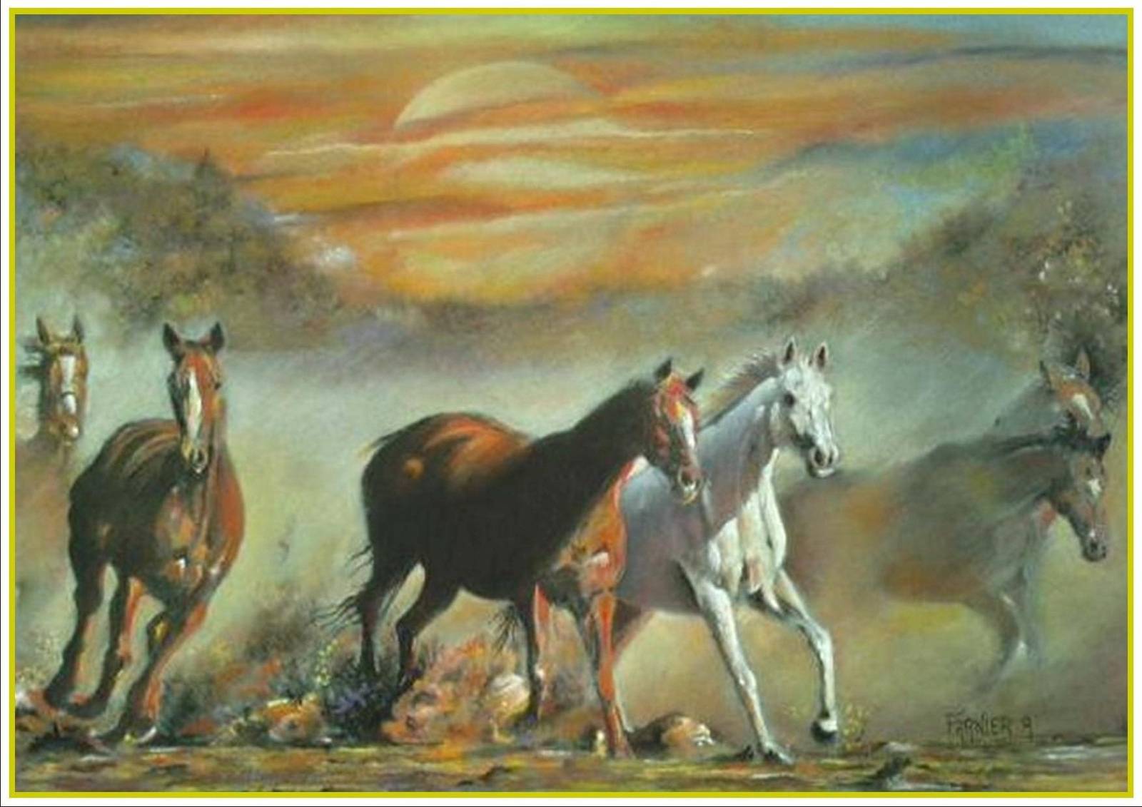 Horses. 