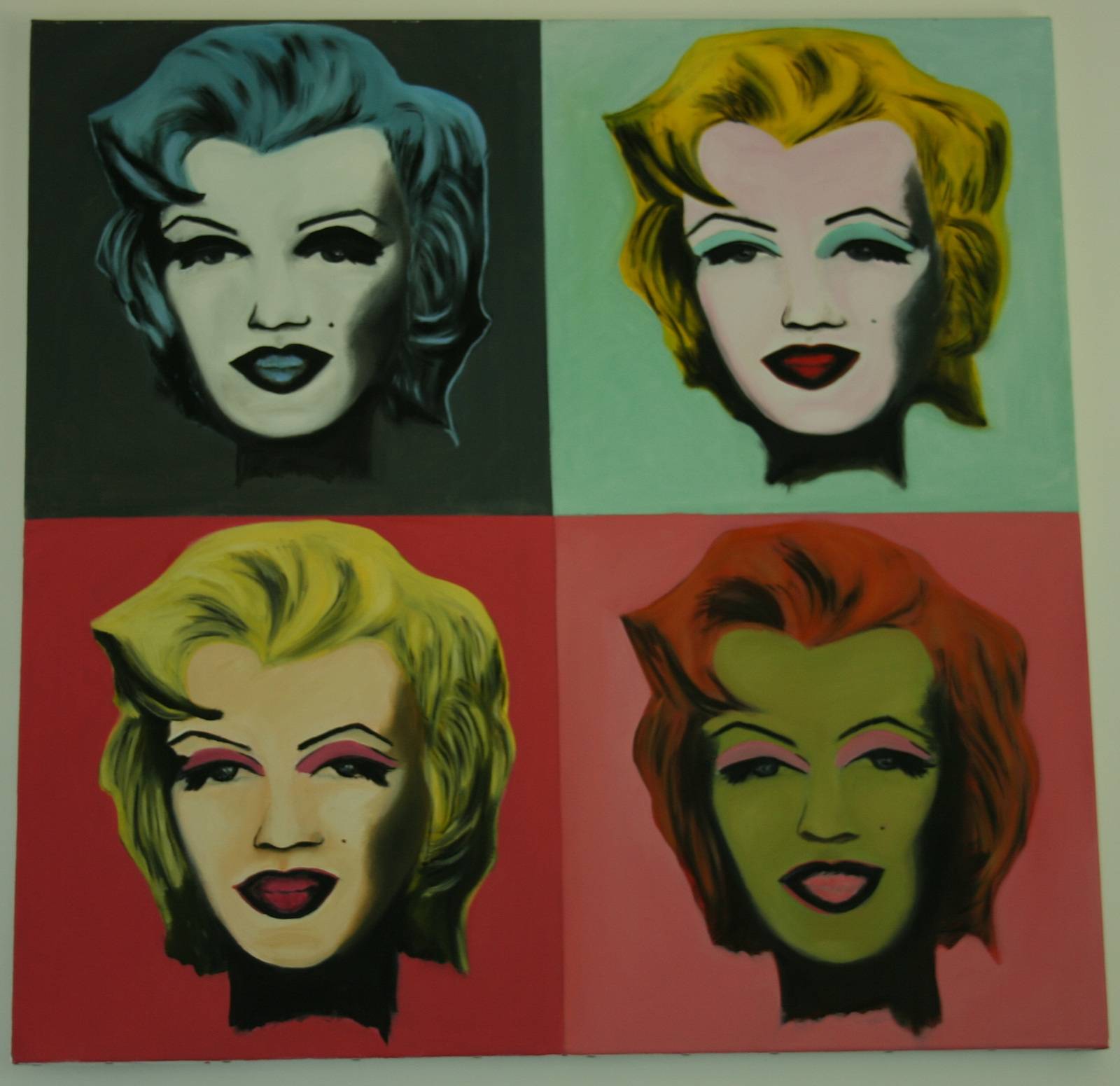 According to the artwork of Andy Warhol. 
