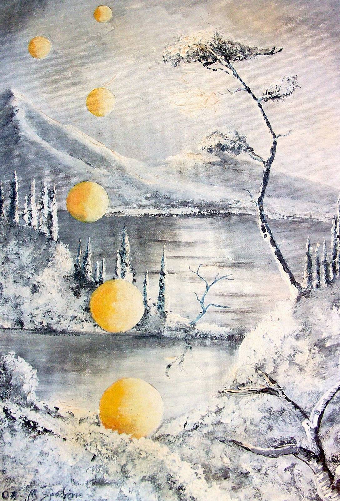Winter with his fantasy. 