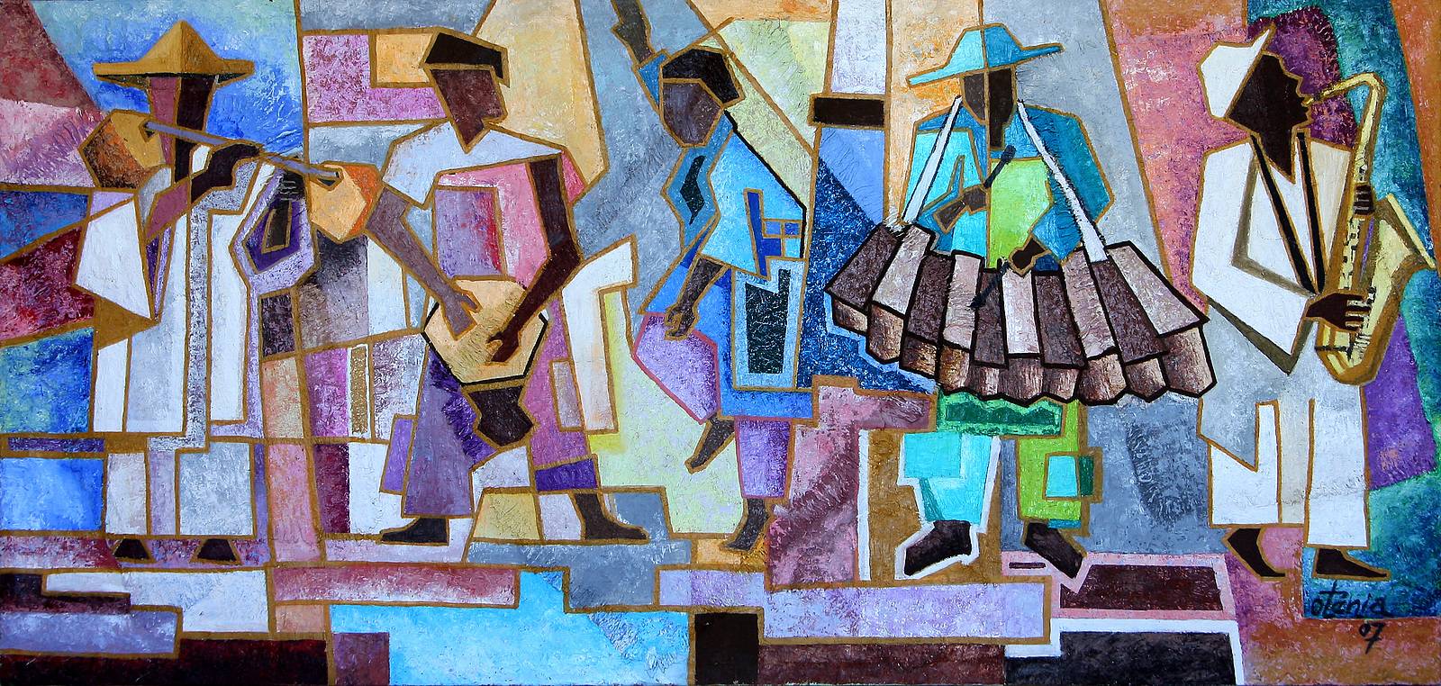 Atmosphere "jazz". Dieudonné Otenia