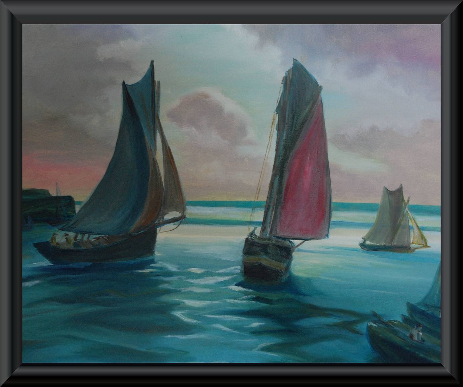 Back sailboat. Anne Marie Kwasny