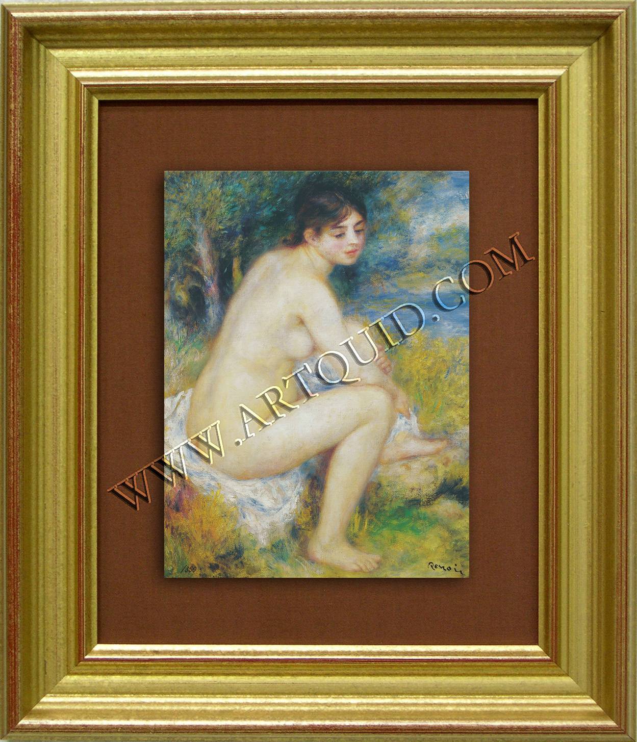 Renoir - femme nue dans le paysage. Dieter Vanswijgenhoven