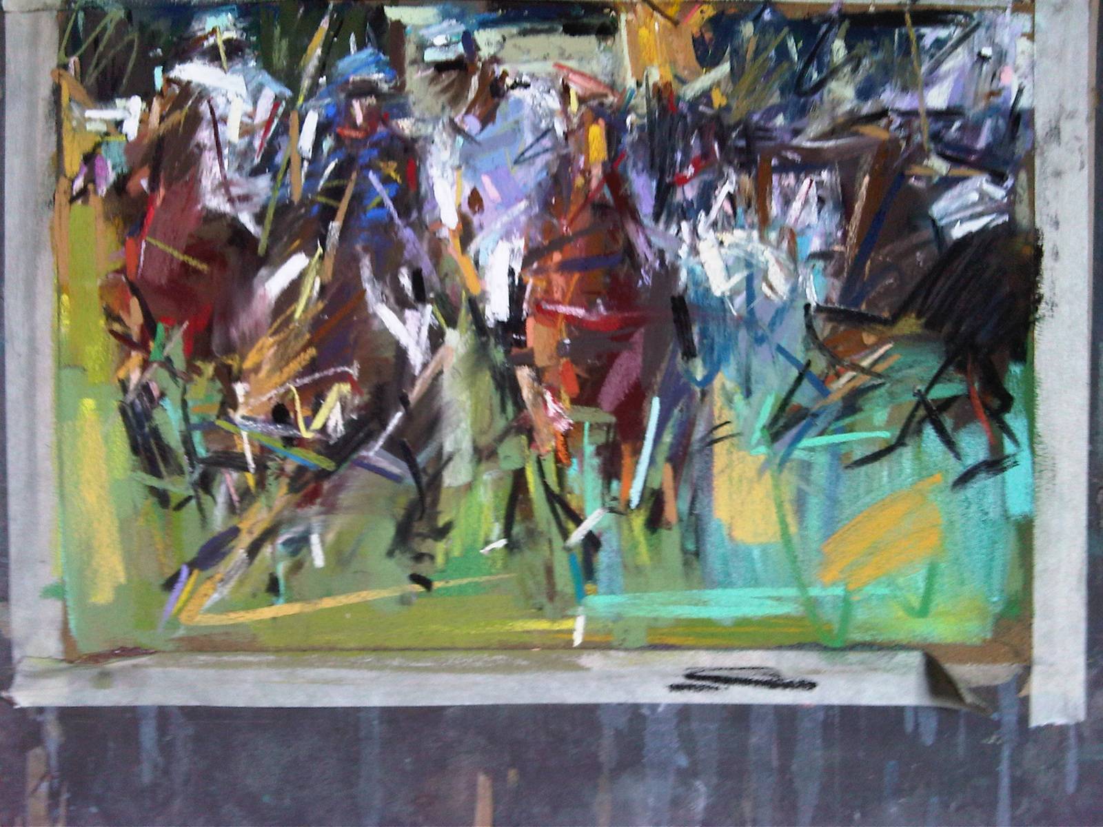 Polo; Dubai Stakes.. David Greenwood-Artist.