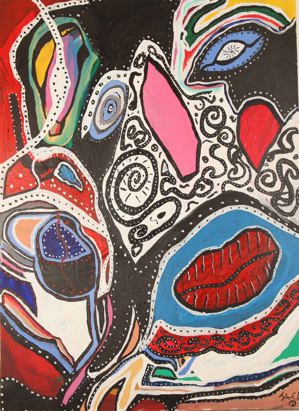 Dog face girl. Paul Jace