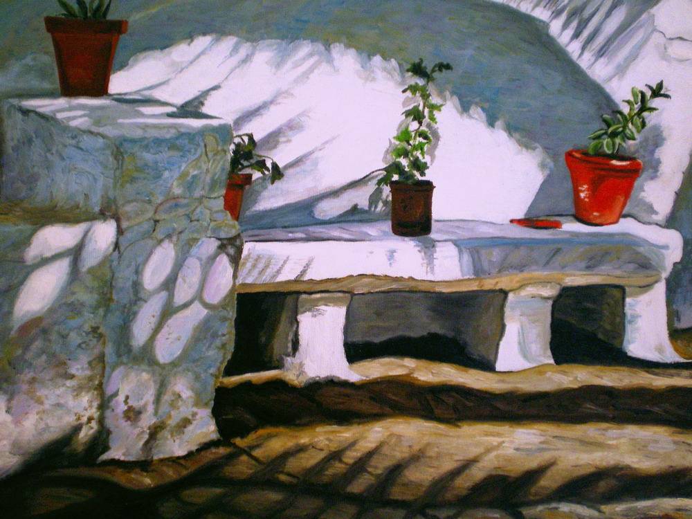 Peaceful Corner.  Catherine Wernette