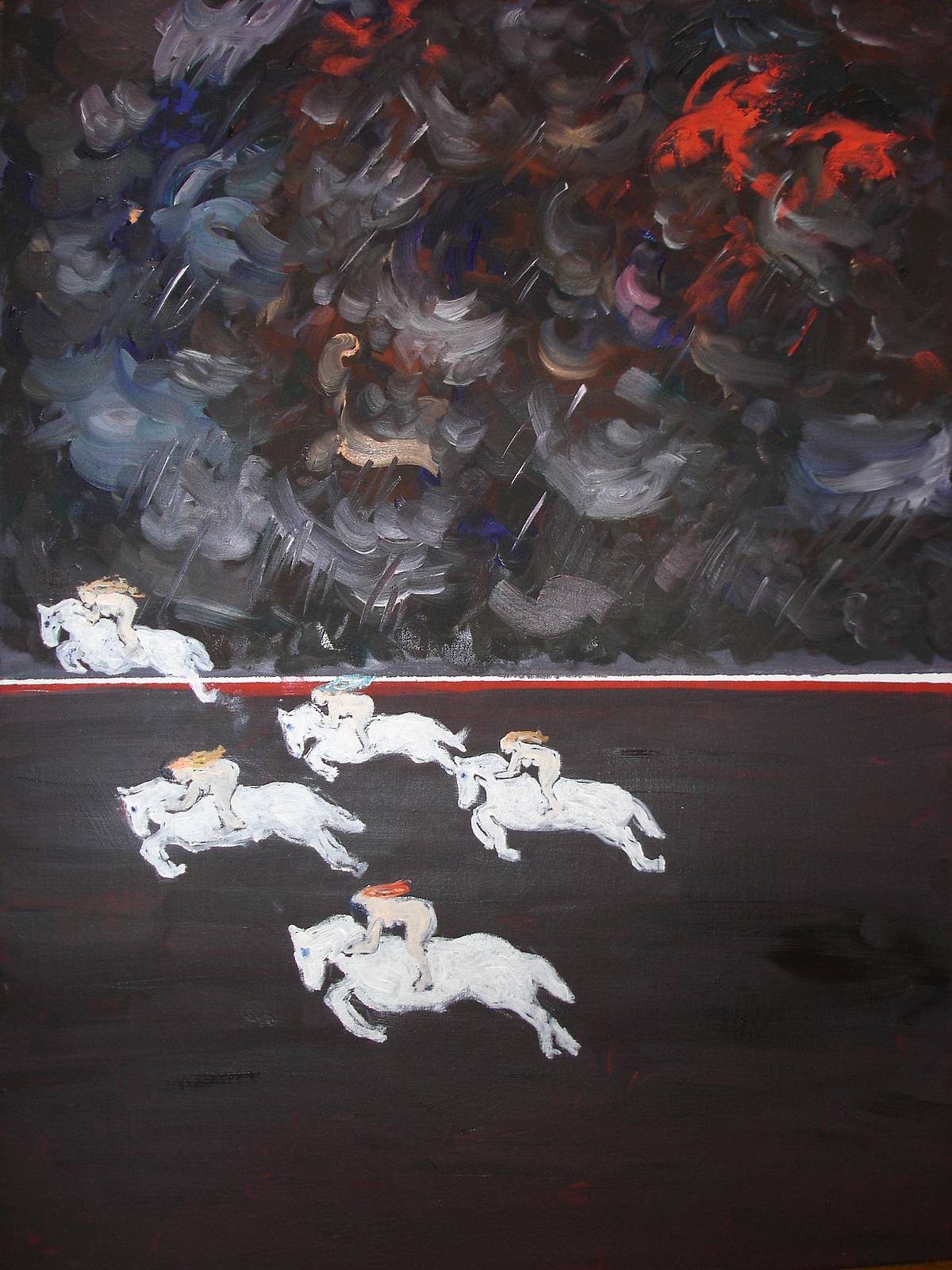 5 Frauen (1-4); Männer 1-4 (8 Bilder einer Serie). Peter R. Müller Peter Rudolf Müller