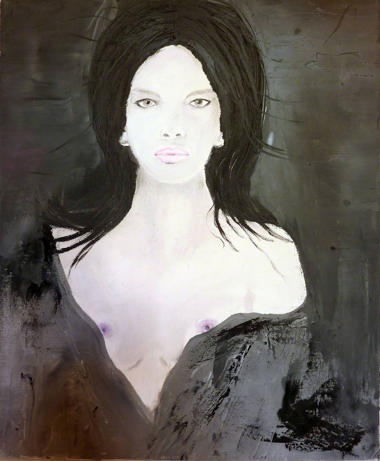 Theodora femme noir et gris. Yokozaza Yokozaza